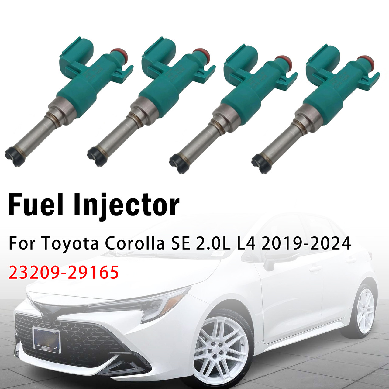 4Pcs Fuel Injector For Toyota Corolla SE 2.0L L4 2019-2024 23209-29165