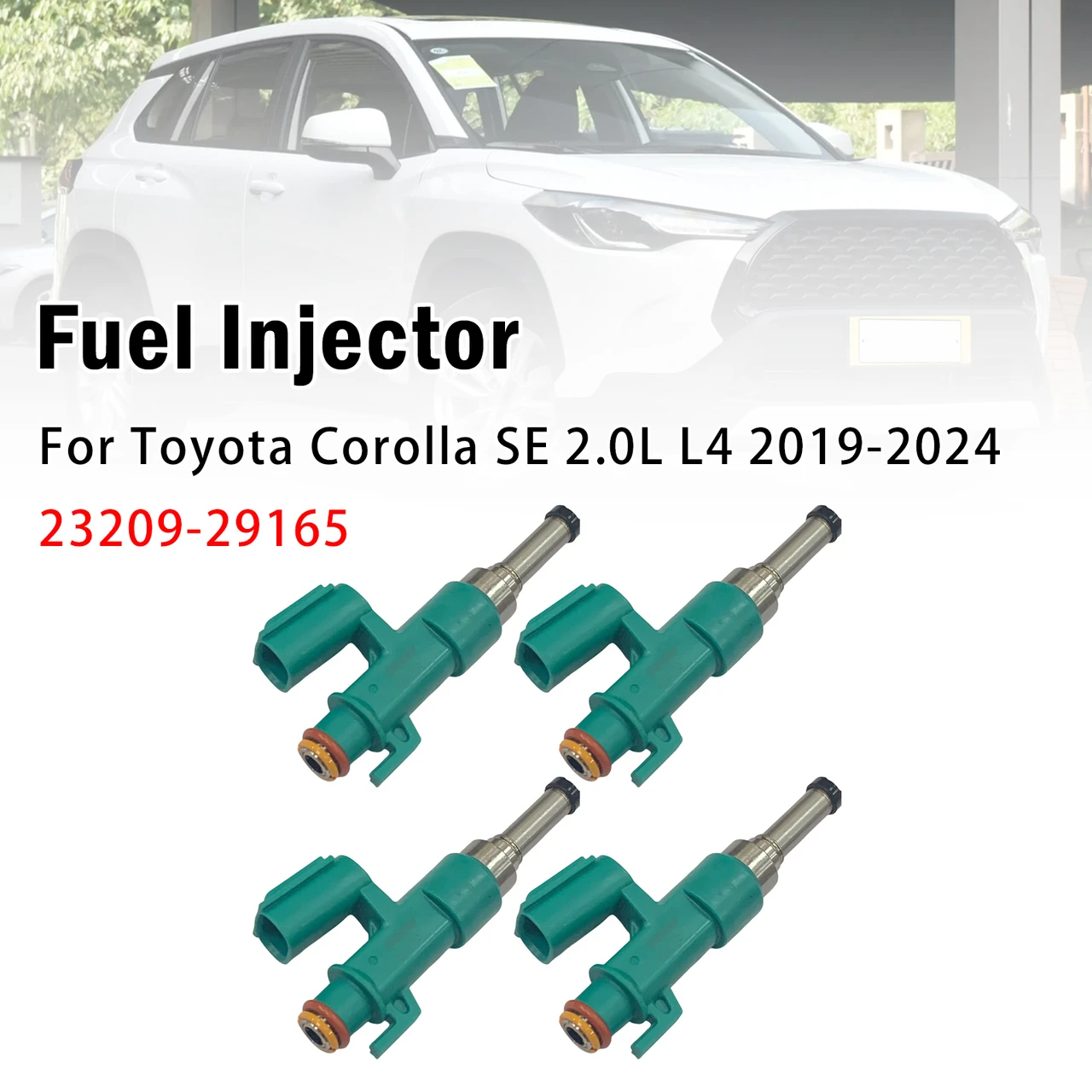 4Pcs Fuel Injector For Toyota Corolla SE 2.0L L4 2019-2024 23209-29165