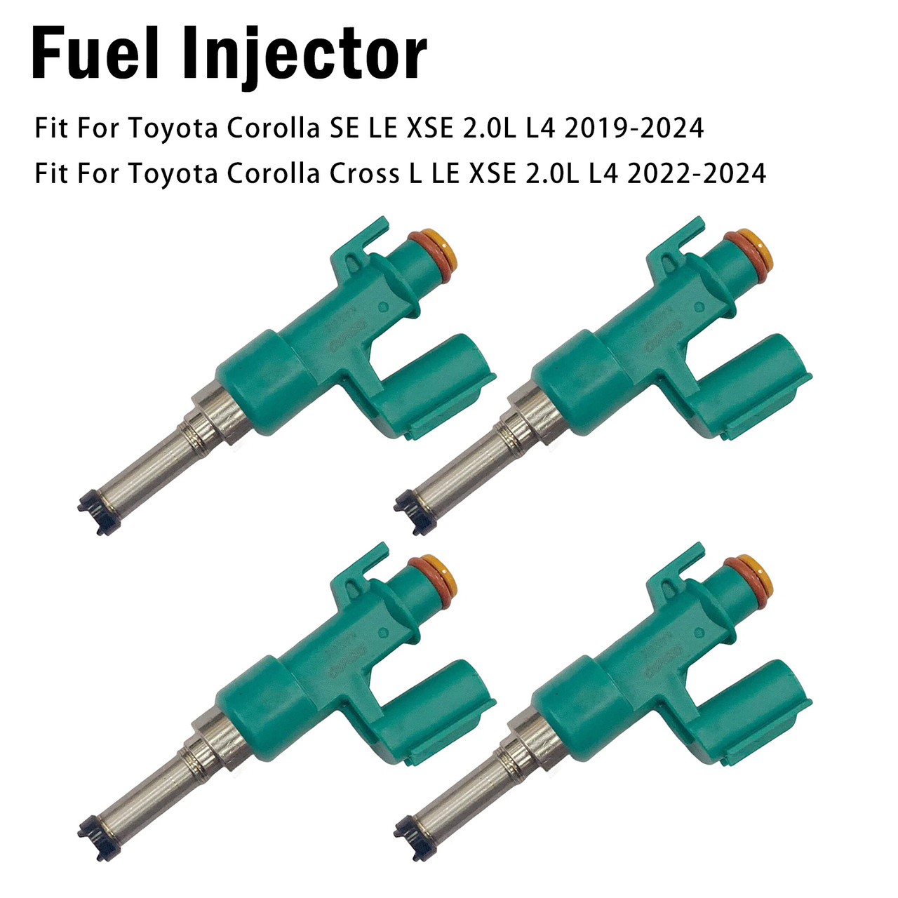 4Pcs Fuel Injector For Toyota Corolla SE 2.0L L4 2019-2024 23209-29165
