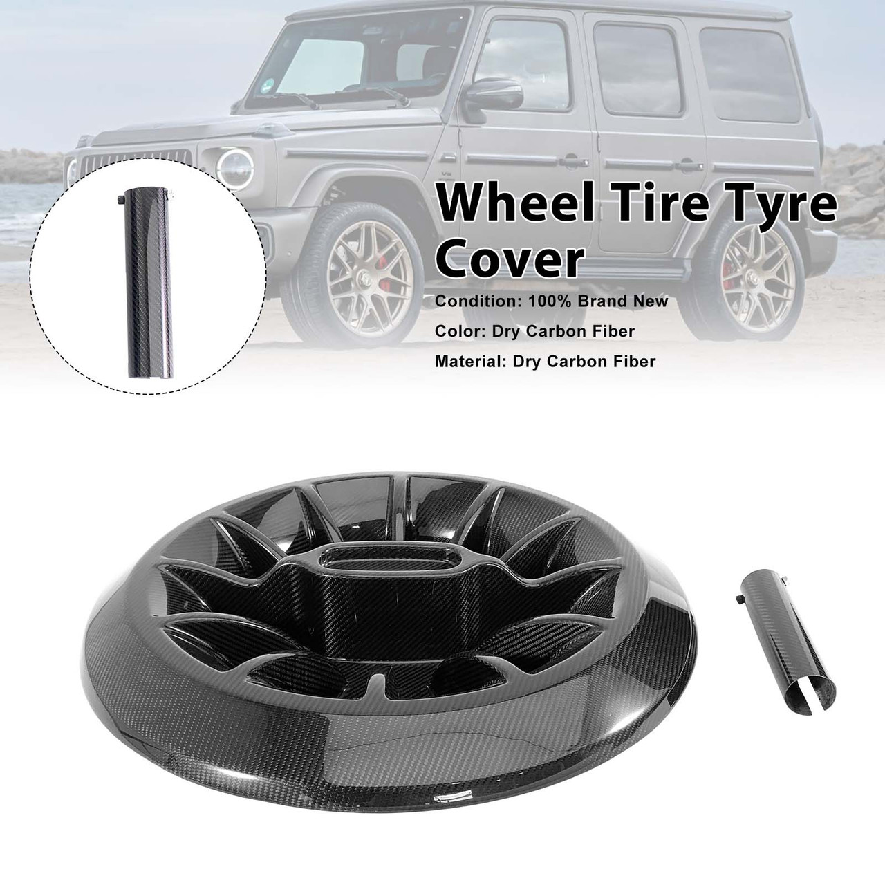 Spare Tire Tyre waterproof Cover Wheel Protector Fit Benz W464 W465 2019+