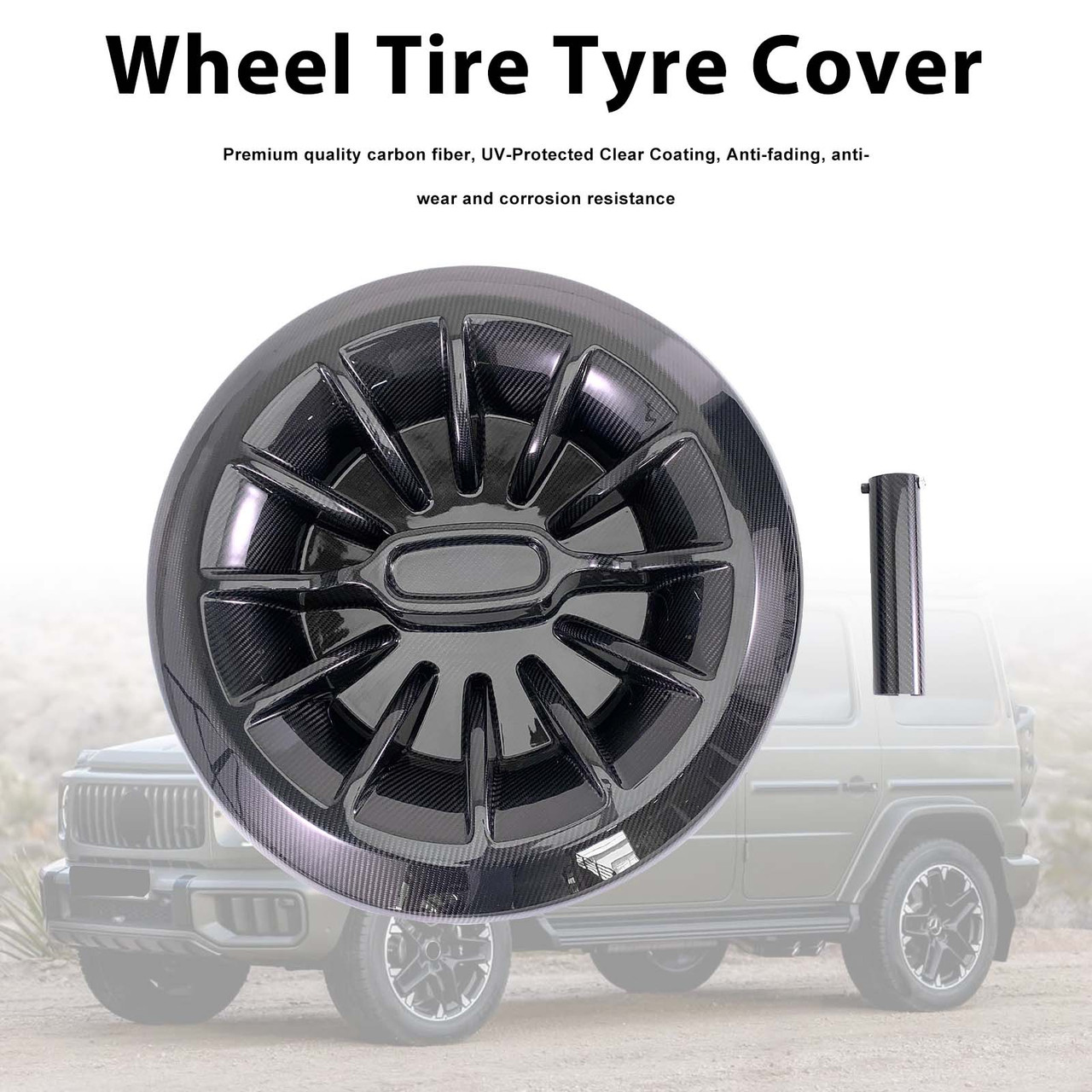 Spare Tire Tyre waterproof Cover Wheel Protector Fit Benz W464 W465 2019+