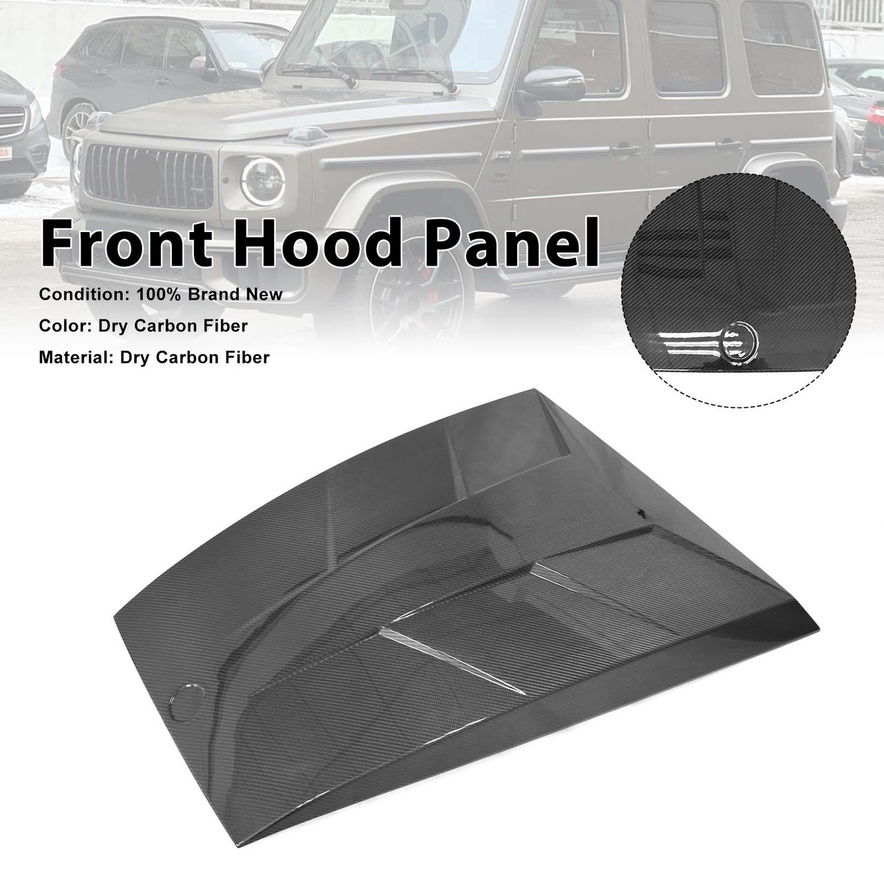 Carbon Fiber Front Hood Panel Fit Mercedes Benz G-Class W464 W465 2019+