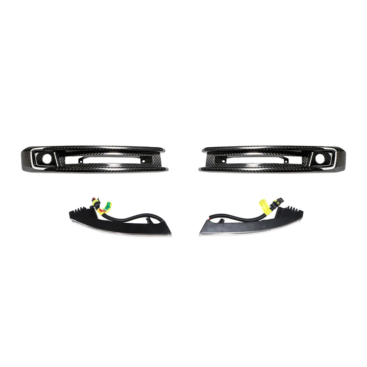 DRY CF Front Bumper Fog Lights Frame Fit Mercedes G-Class W464 G63 2019+