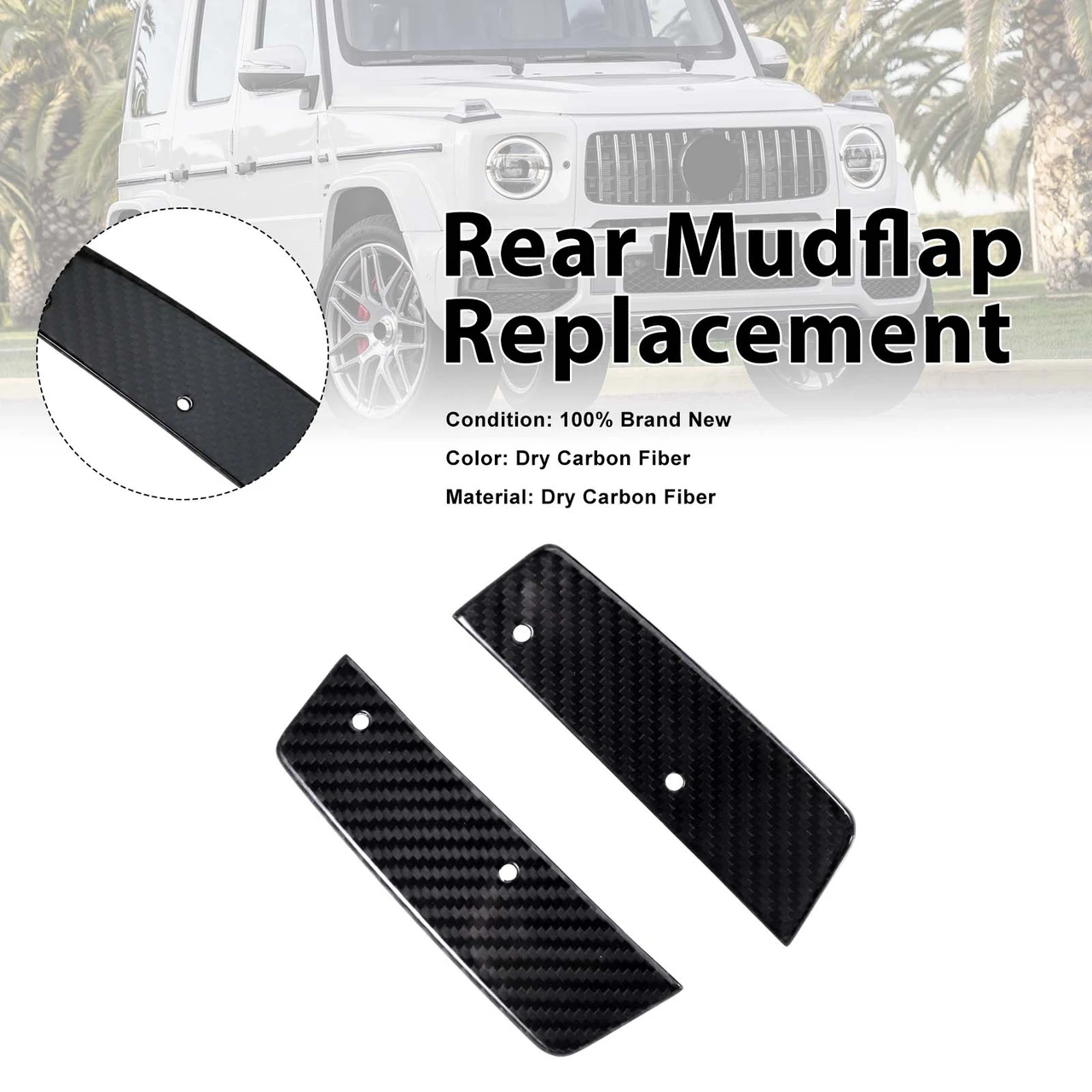 Rear Mudflap Replacement Fit Mercedes Benz G-Class W464 W463A W465 2019-2023