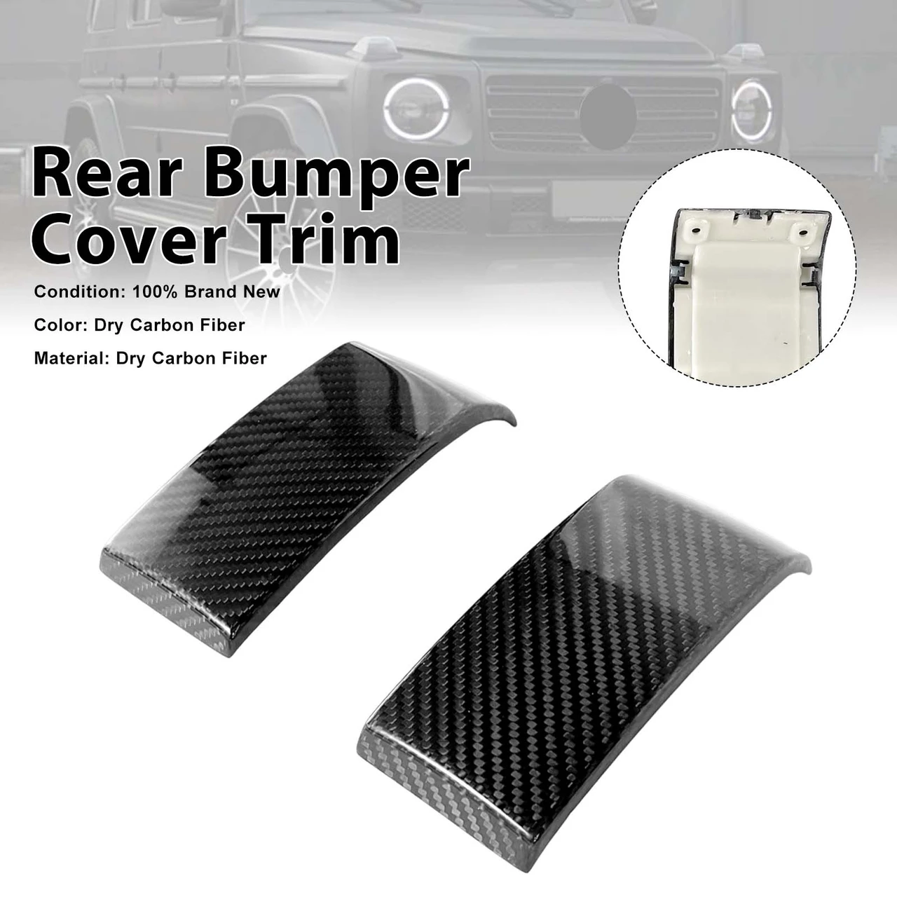 Carbon Fiber Rear Bumper Cover Fit Mercedes Benz G-Class W464 W463A 2019-2023