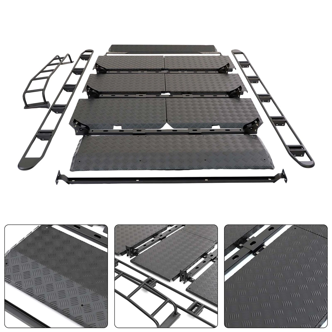 Roof Rack Rail Cross Bar Luggage Fit Benz G Class W463A W464 With Ladder