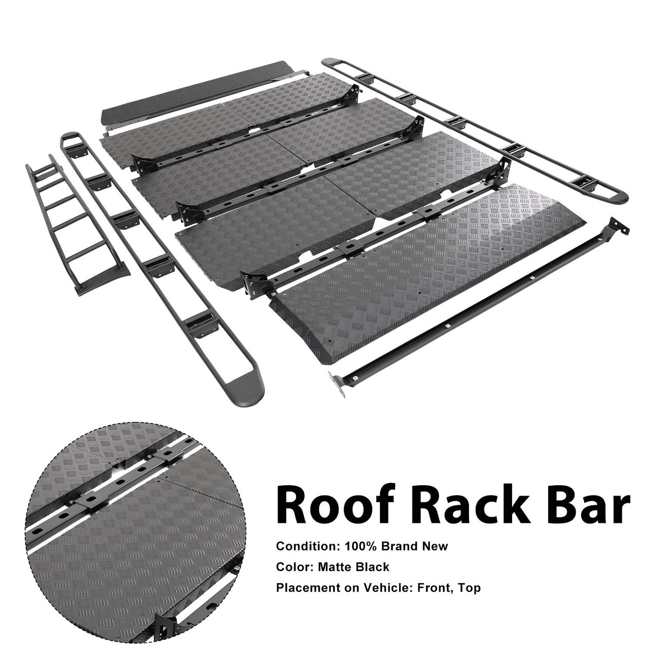 Roof Rack Rail Cross Bar Luggage Fit Benz G Class W463A W464 With Ladder