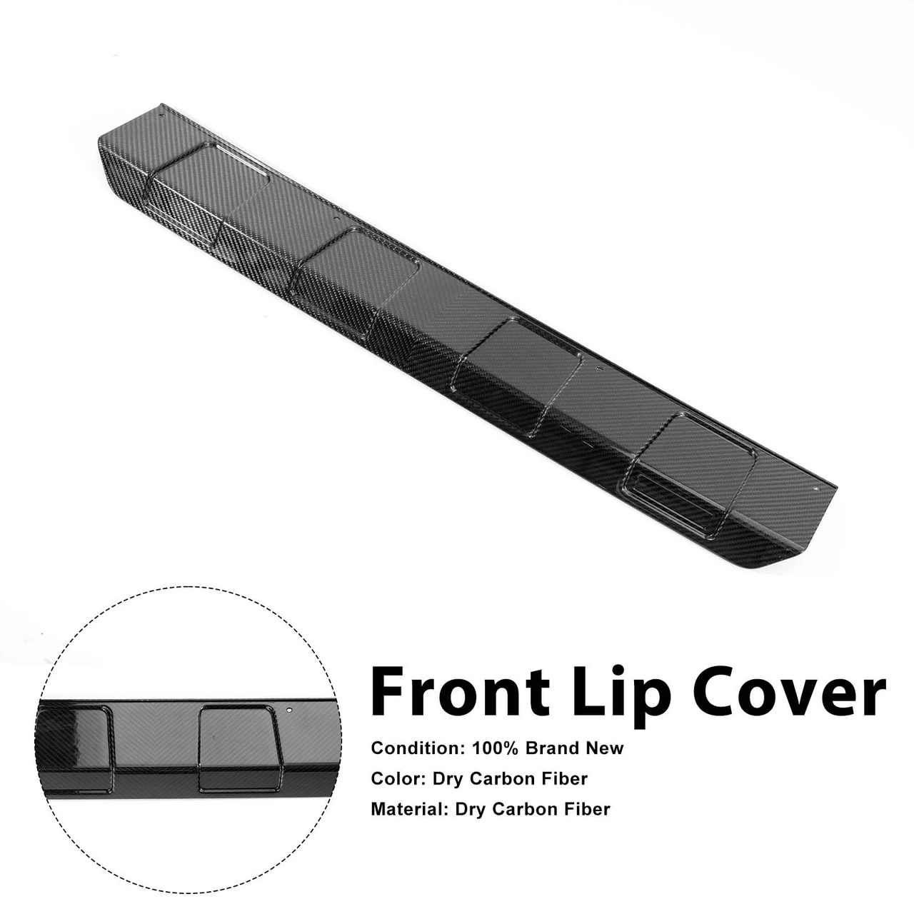 Carbon Front Lip Cover Fit Mercedes G-Class W464 G63 B700 B800 B900 2019-2023