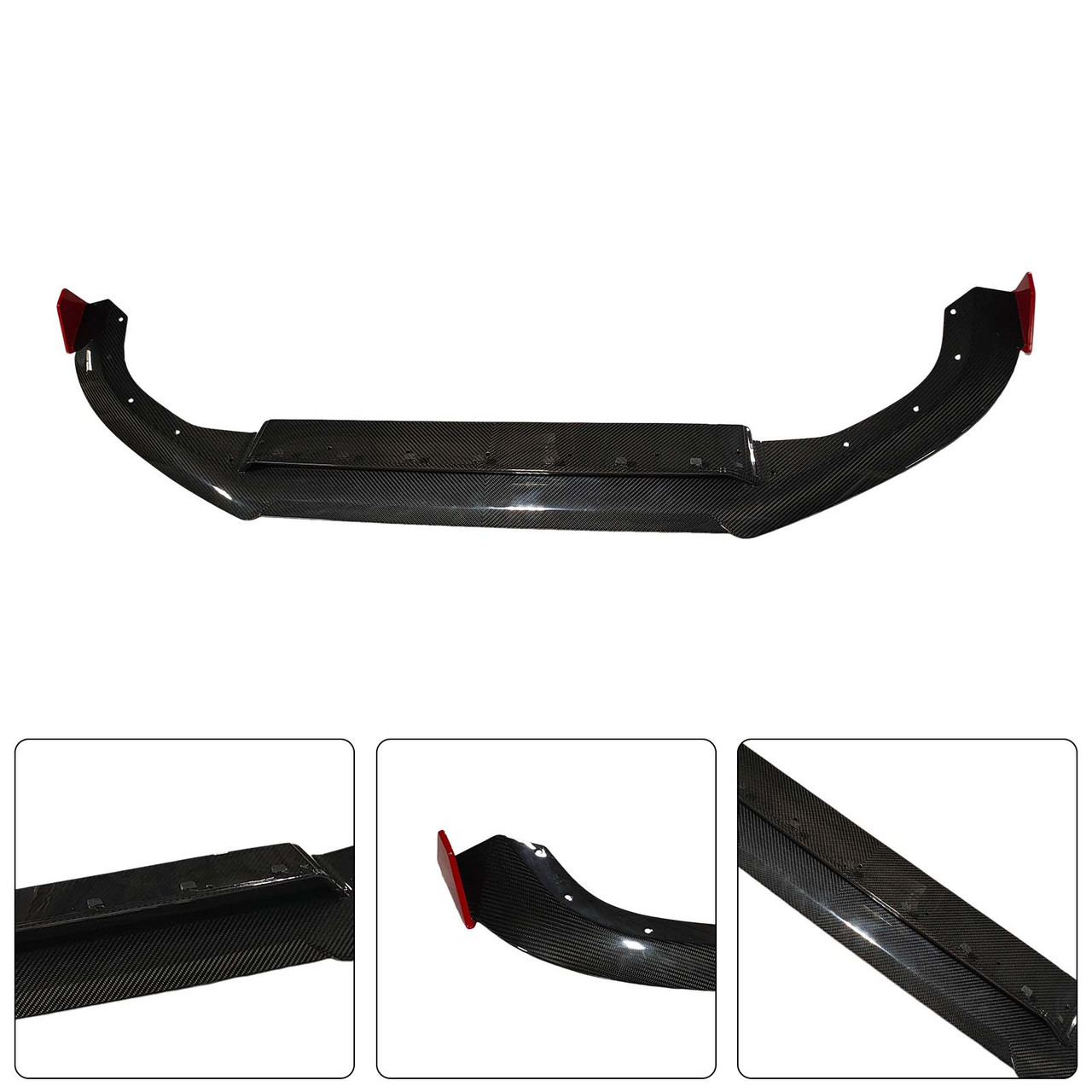 Dry Carbon Front Bumper Lip Fit Benz W464 B800 B900 2019-2023 Rocket Style