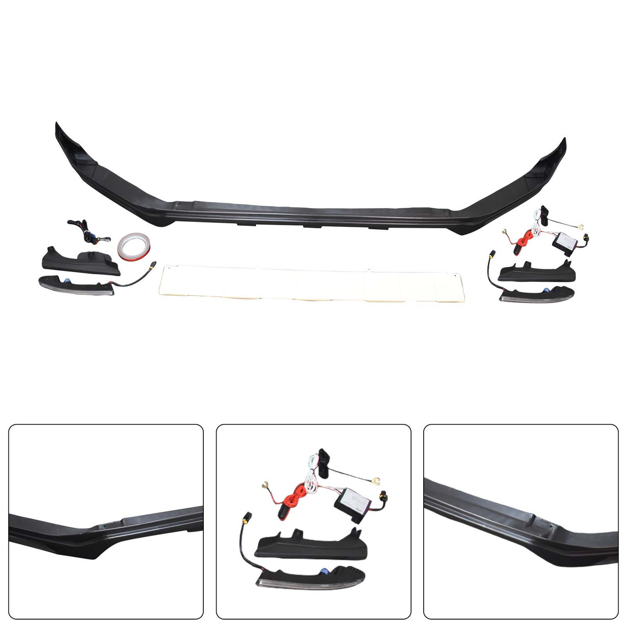 Brabus Style Front Bumper Lip Fit Mercedes Benz G-Class W464 W463A 2019-2023