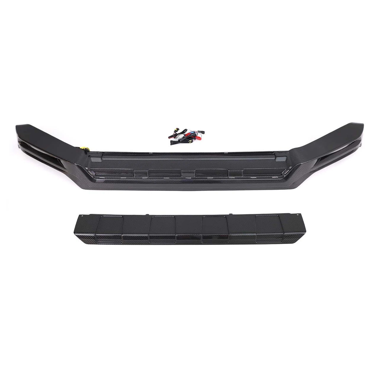 Carbon Fiber Front Bumper Lip Fit Mercedes Benz G-Class W464 W463A 2019-2023