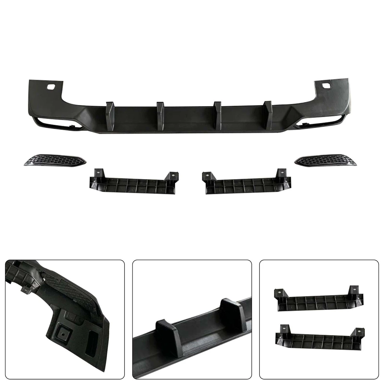 Rear Diffuser Lip Fit Mercedes Benz G-Class W464 W463A 2019-2023 Shark Style