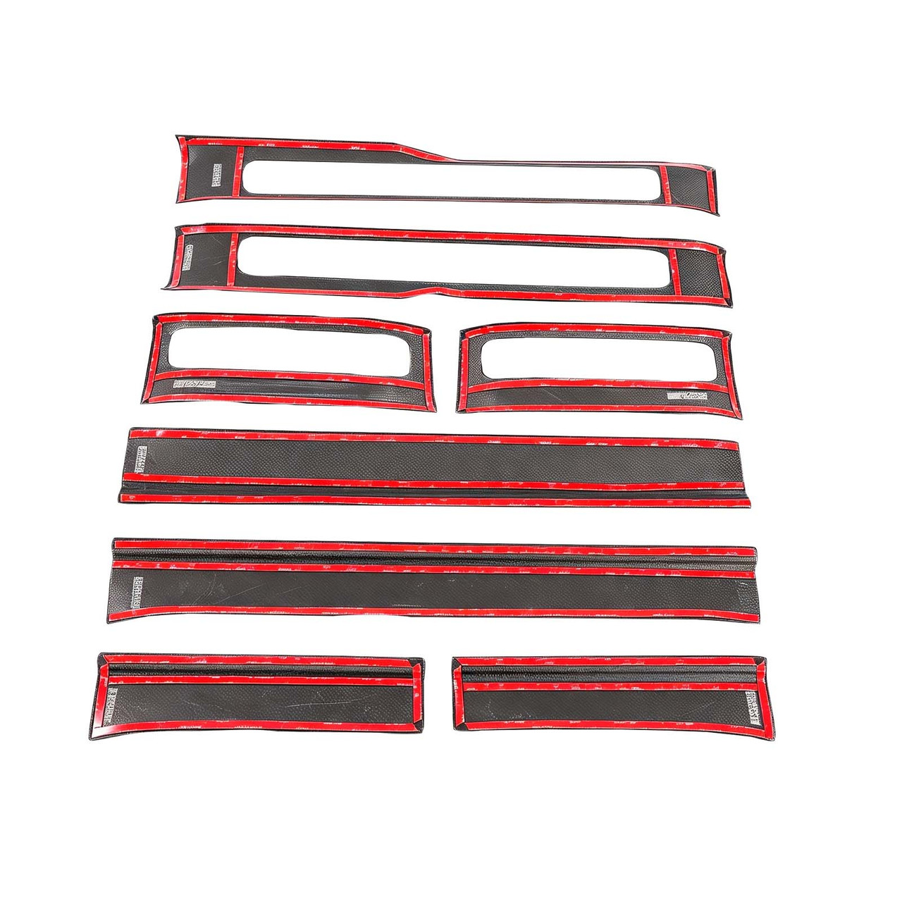 Carbon Fiber Outer Door Sill Plate Cover Trim Fit Benz W464 G500 2019-2023