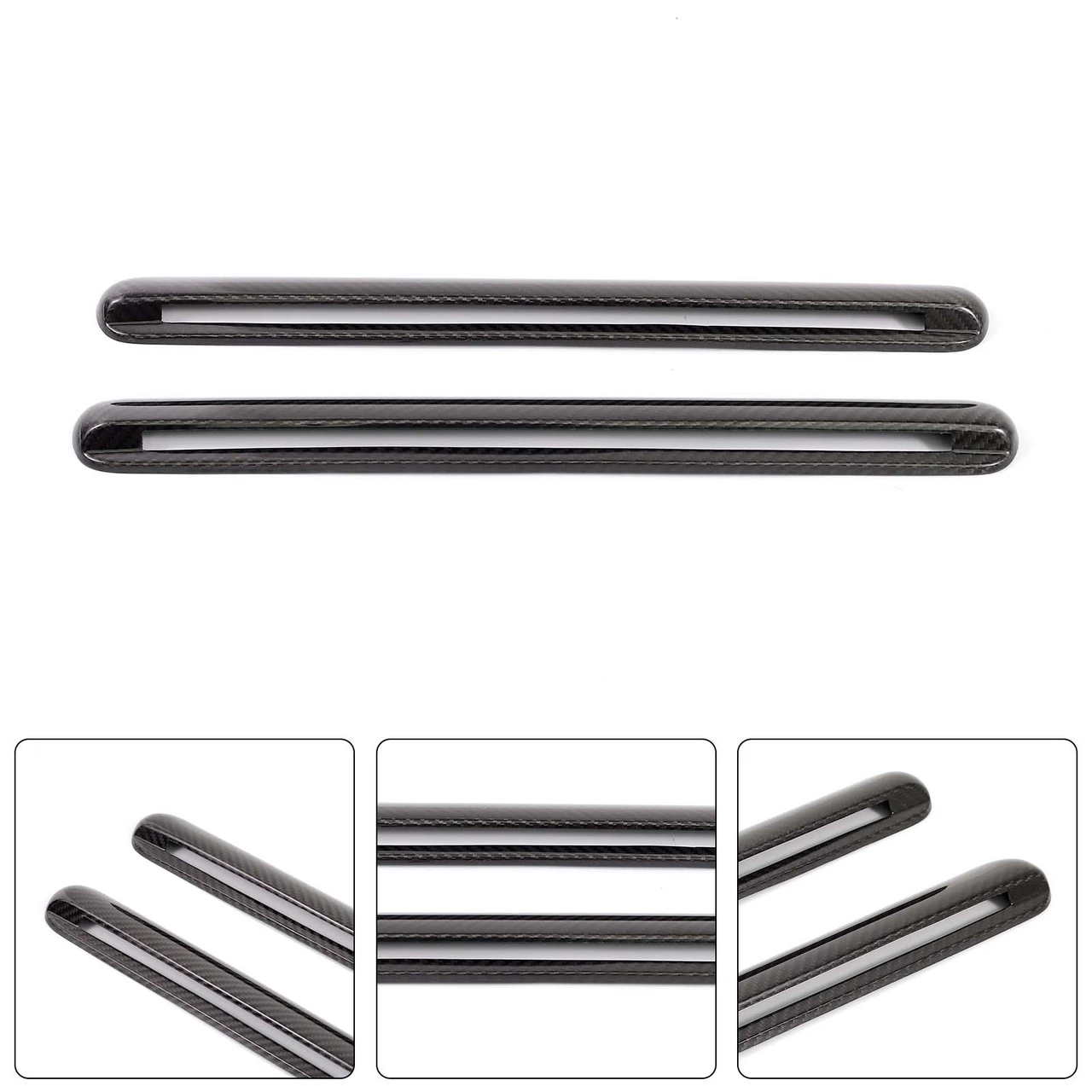 Dry Carbon Side Air Vent Cover D-Pillar Fit Mercedes G-Class W464 2019-2023