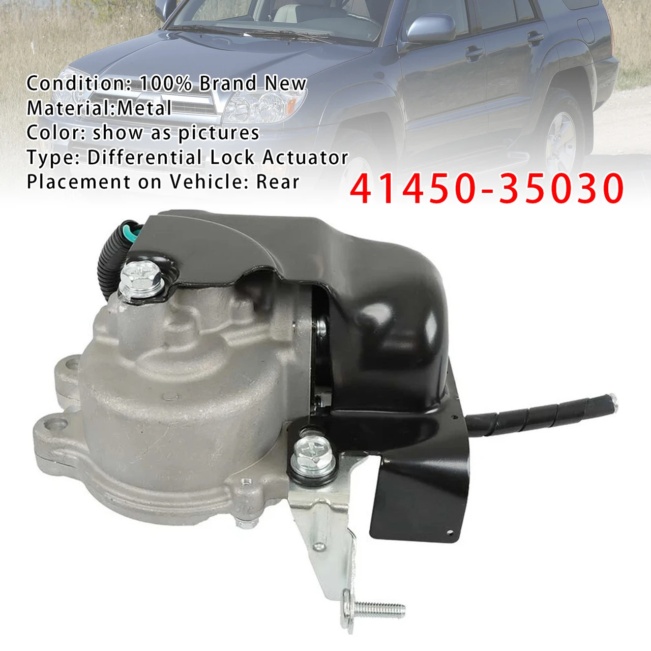 Rear Differential Lock Actuator 41450-35030 For Toyota FJ Cruiser 2007-2010