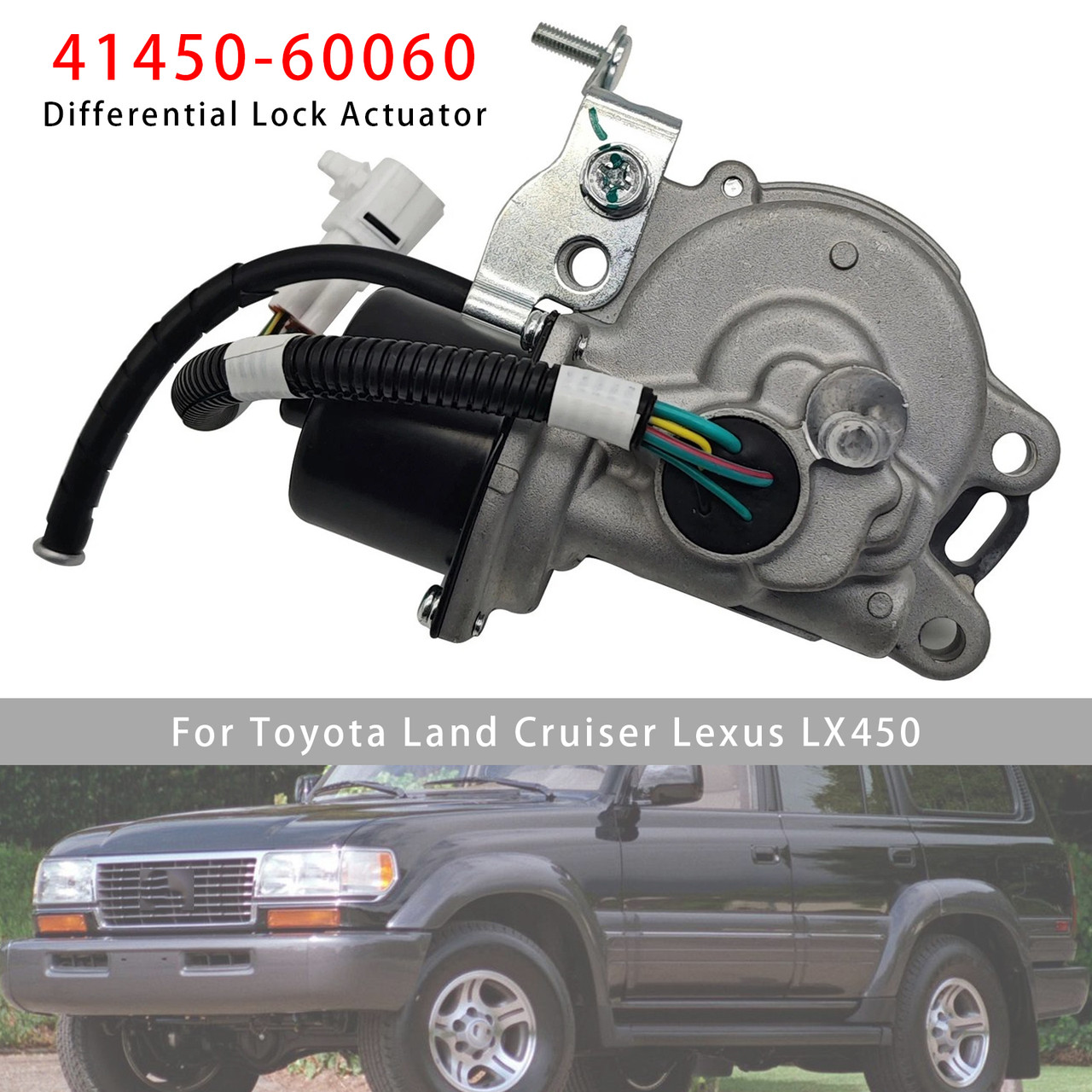 Front Differential Lock Actuator 41450-60060 for Toyota Land Cruiser LX450