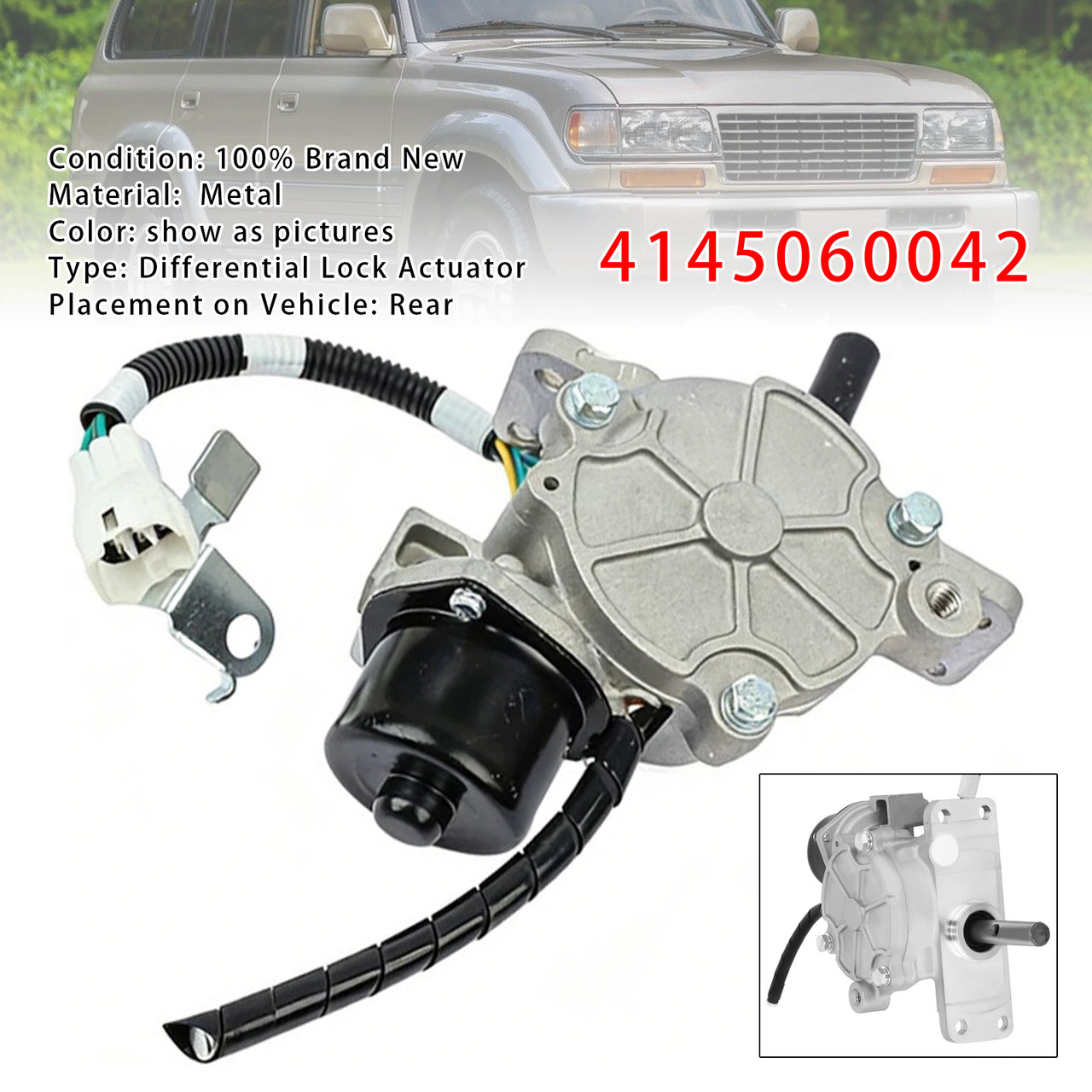 Rear Differential Lock Actuator 4145060042 For Lexus LX450 Land Cruiser