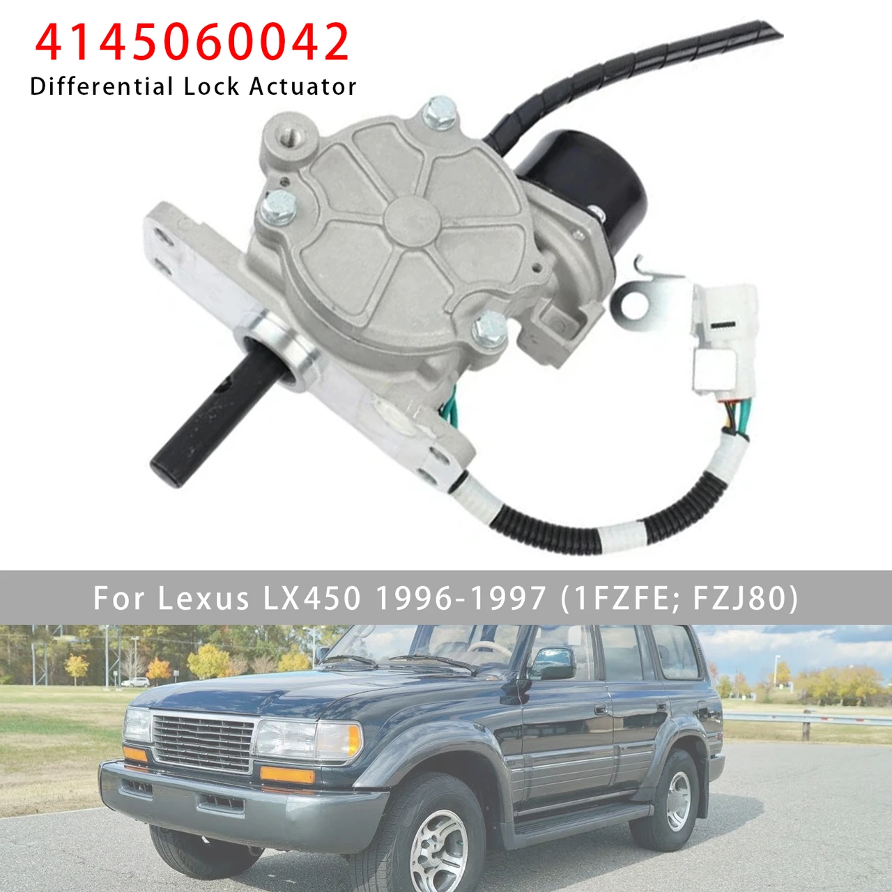 Rear Differential Lock Actuator 4145060042 For Lexus LX450 Land Cruiser