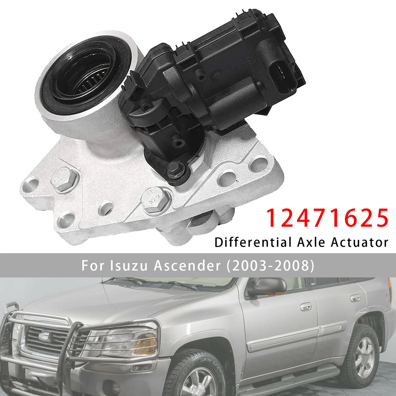 4WD Front Differential Axle Actuator Disconnect Housing For Trailblazer 02-2009