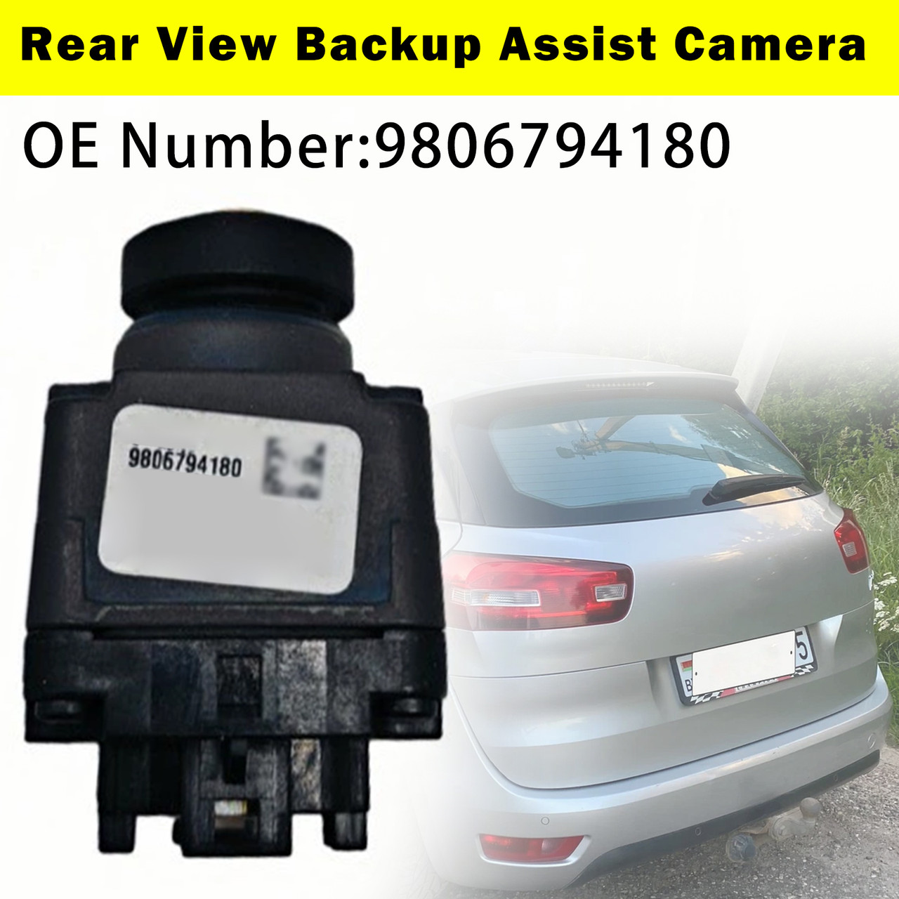 Rear View Backup Assist Camera 9806794180 For Citroen C4 Picasso II