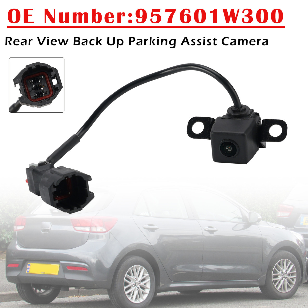 Rear View Back Up Parking Camera For Kia Rio L4 1.6L Hatchback 2012-2017