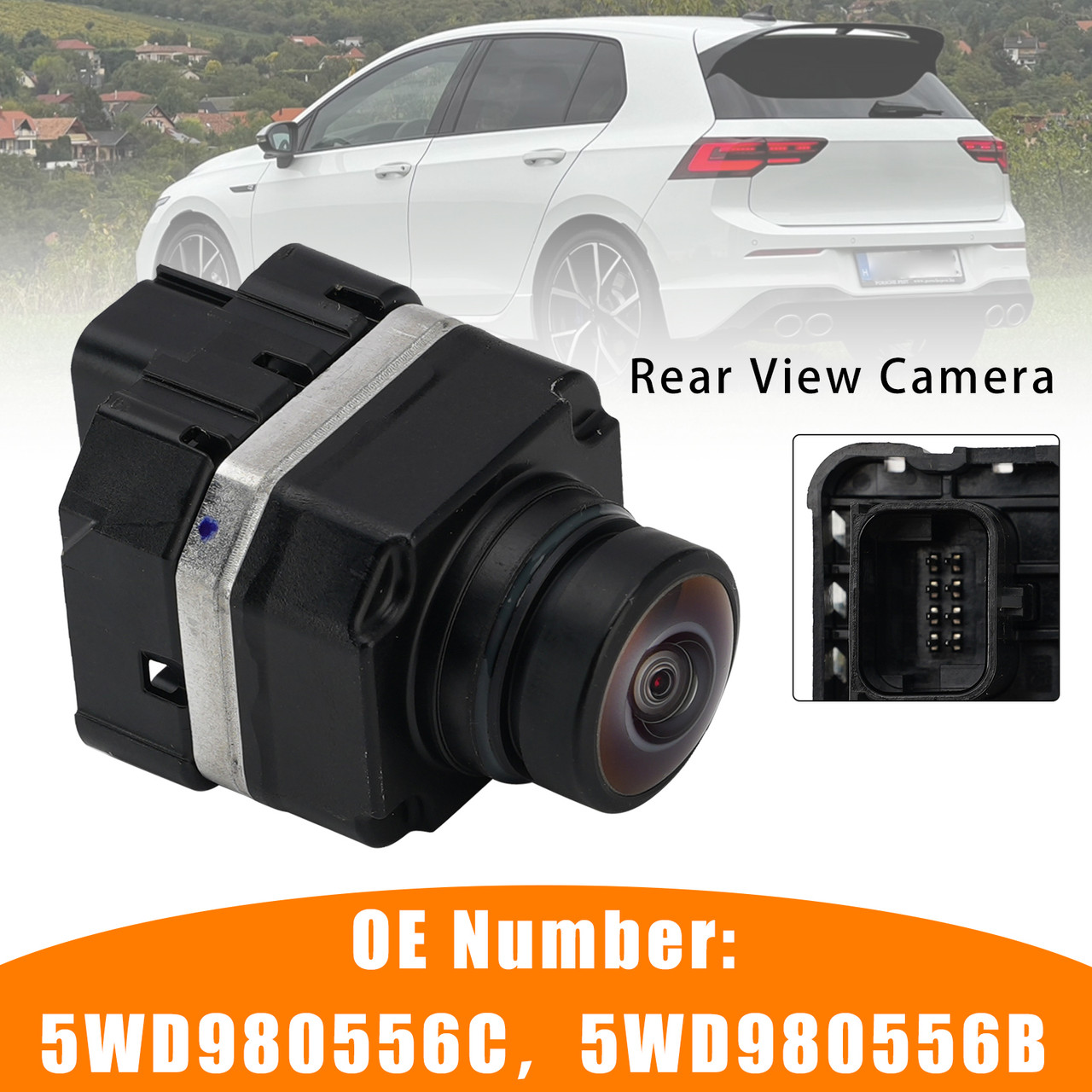Rear View Camera 5WD980556 For VW Golf Mk8 Caddy V Skoda Octavia