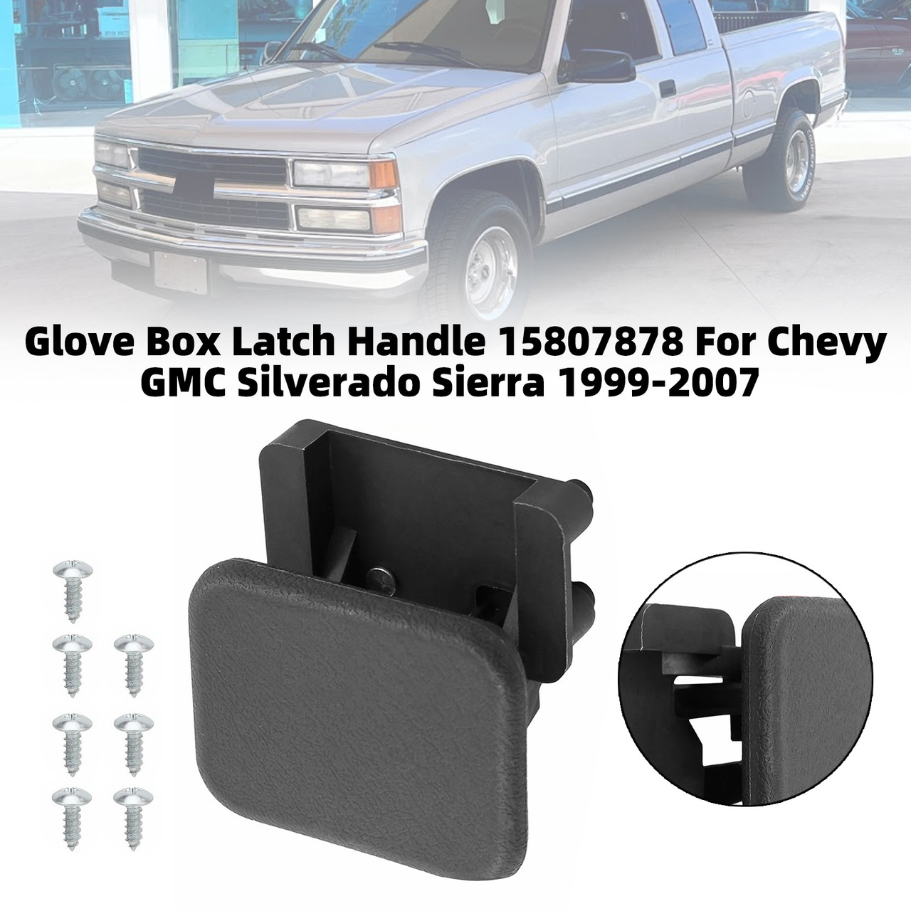 Glove Box Latch Handle 15807878 For Chevy GMC Silverado Sierra 1999-2007