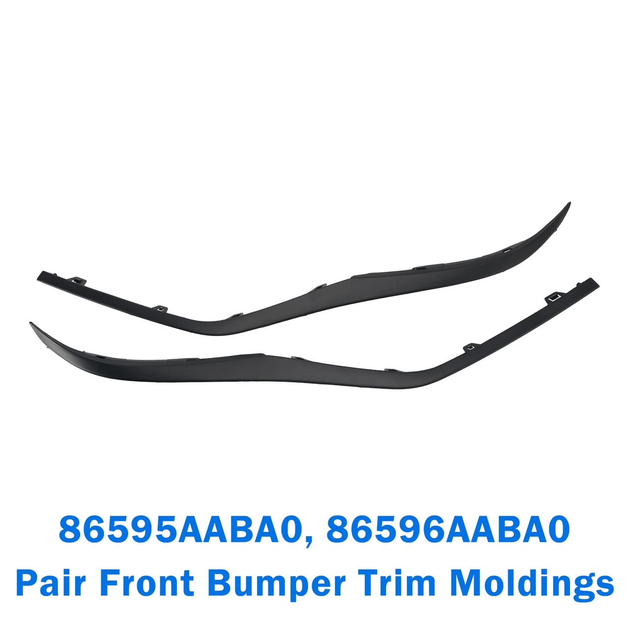 Pair Front Bumper Trim Moldings Left & Right for Hyundai Elantra 2024-2025