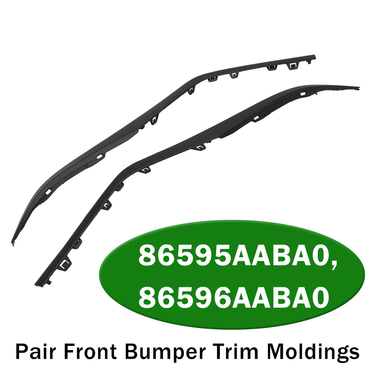 Pair Front Bumper Trim Moldings Left & Right for Hyundai Elantra 2024-2025