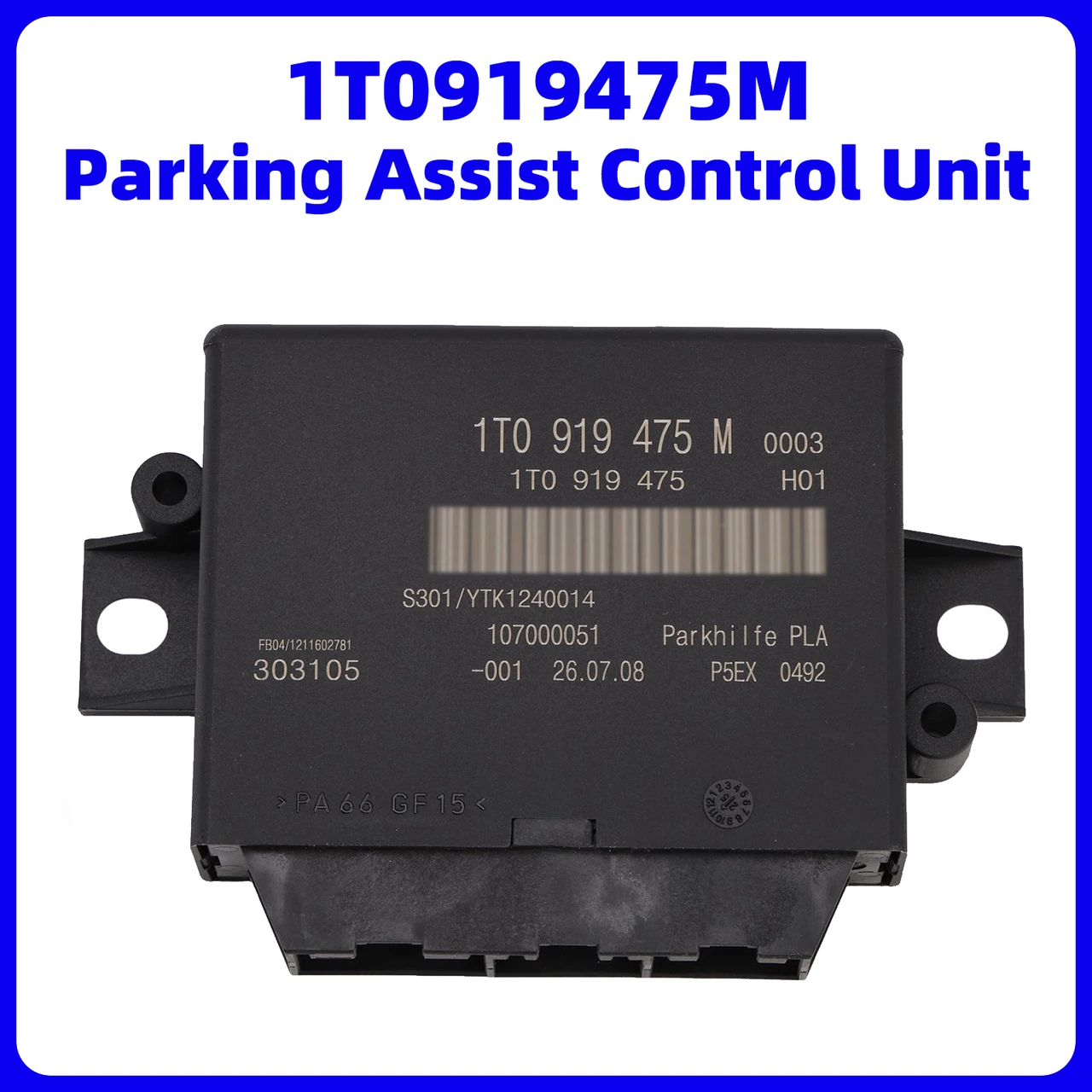Parking Aid Park Assist Control Module 1T0919475M for VW Passat CC Tiguan
