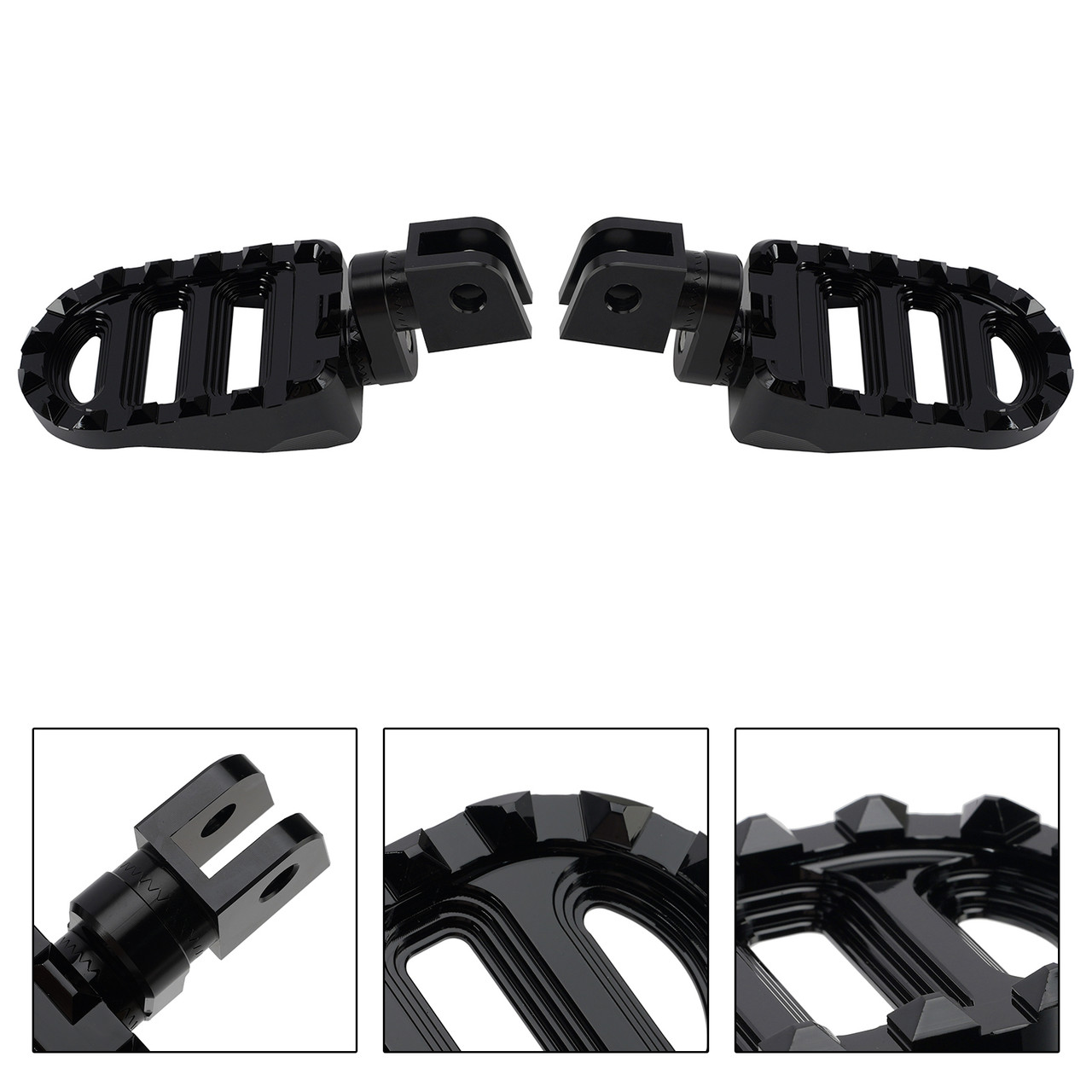 Front Footrests Foot Pegs fit for Suzuki Boulevard M109R 2006-2025 Black
