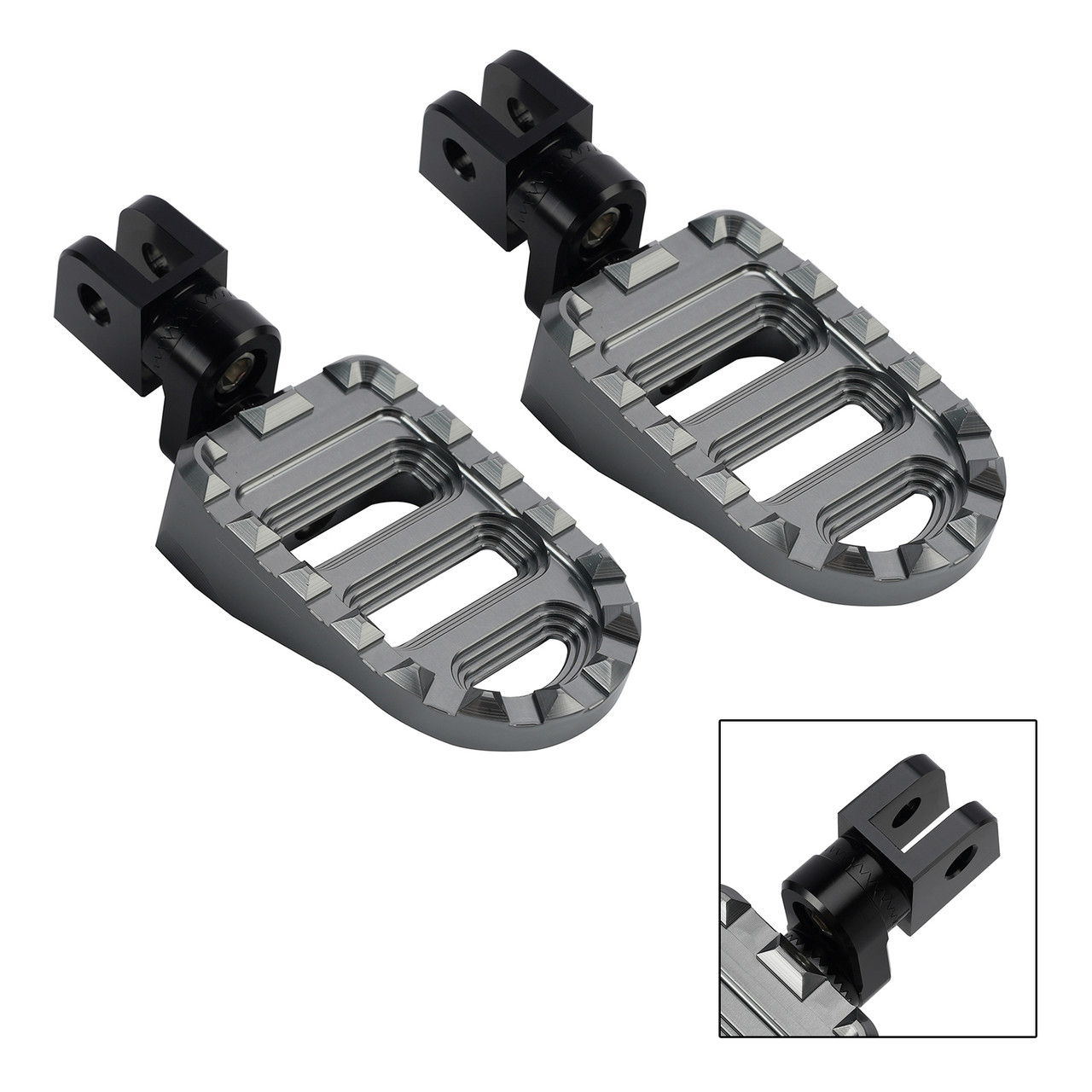 Front Footrests Foot Pegs fit for Honda NC750X NC750S 2016-2025 Gray