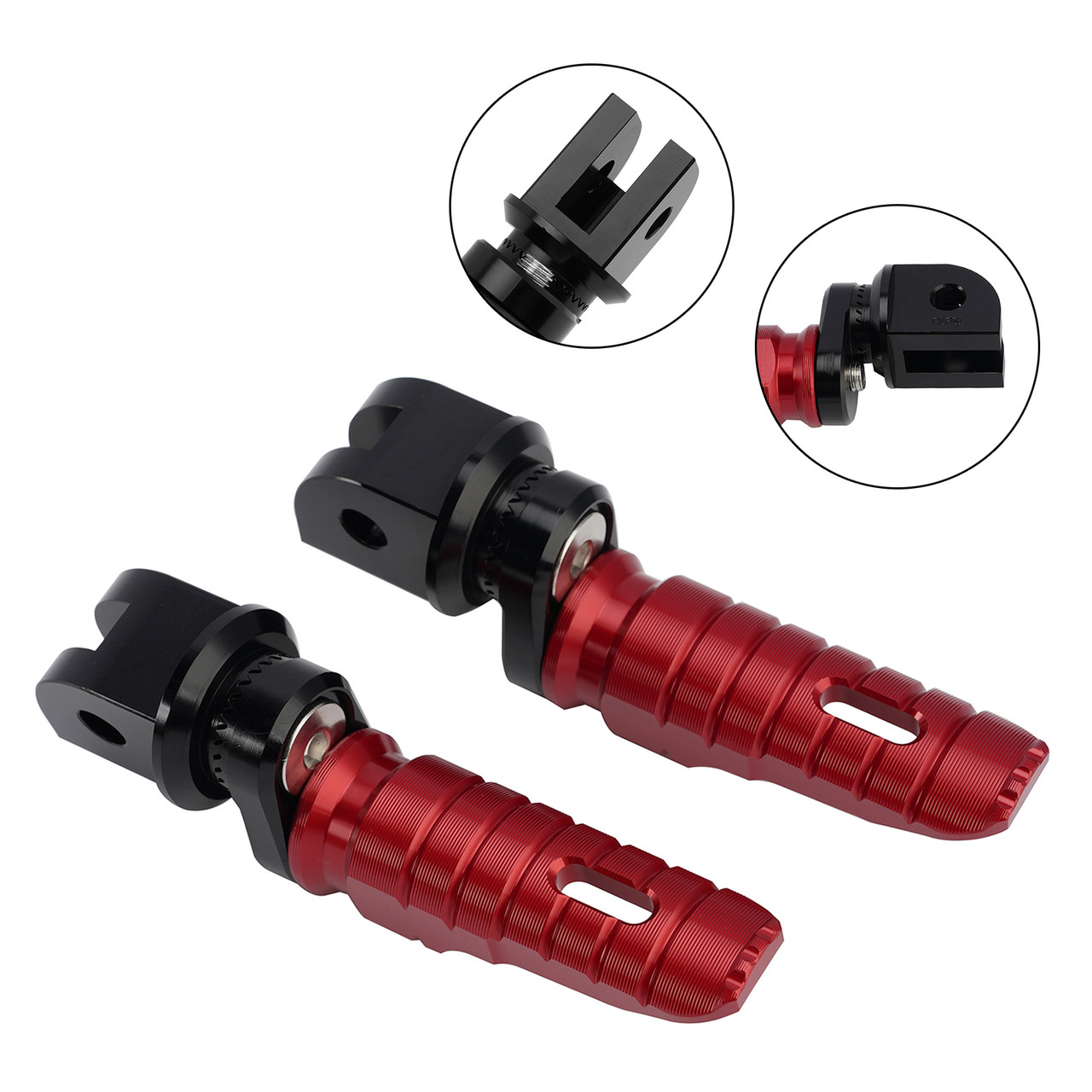 Front Footrests Foot Pegs fit for Speed 400 23-26 Thruxton 400 2026 Red