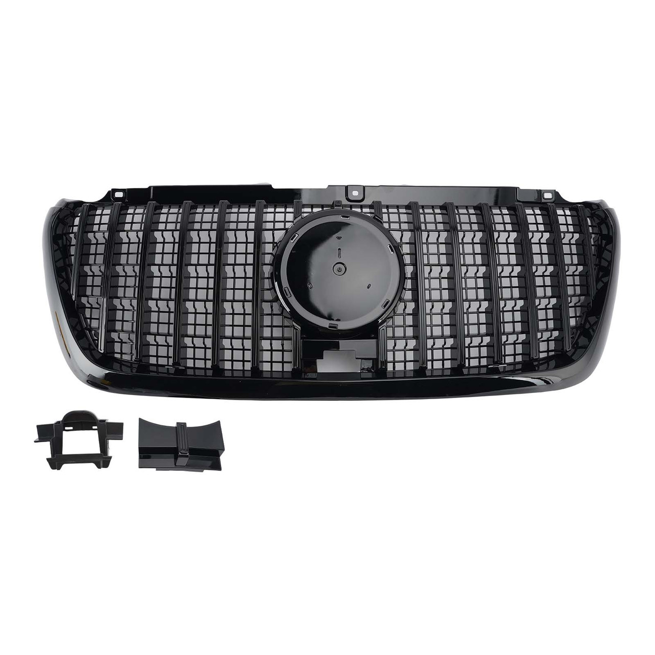 GT-Style Front Bumper Grill Grille Fit Mercedes Sprinter W907 W910 2018-2023