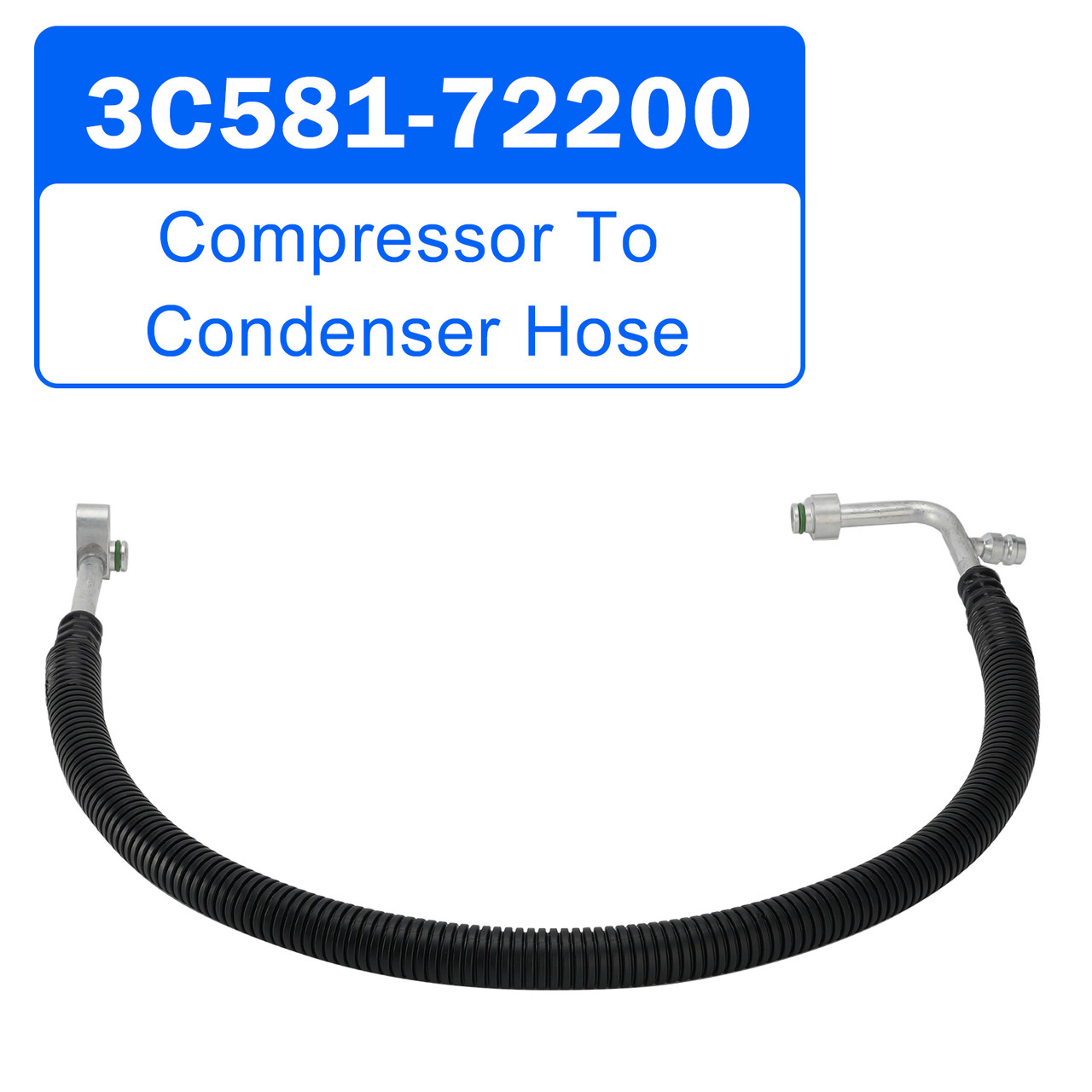 3C581-72200 Compressor To Condenser Hose Fits For Kubota M8540 M9540 Tractors