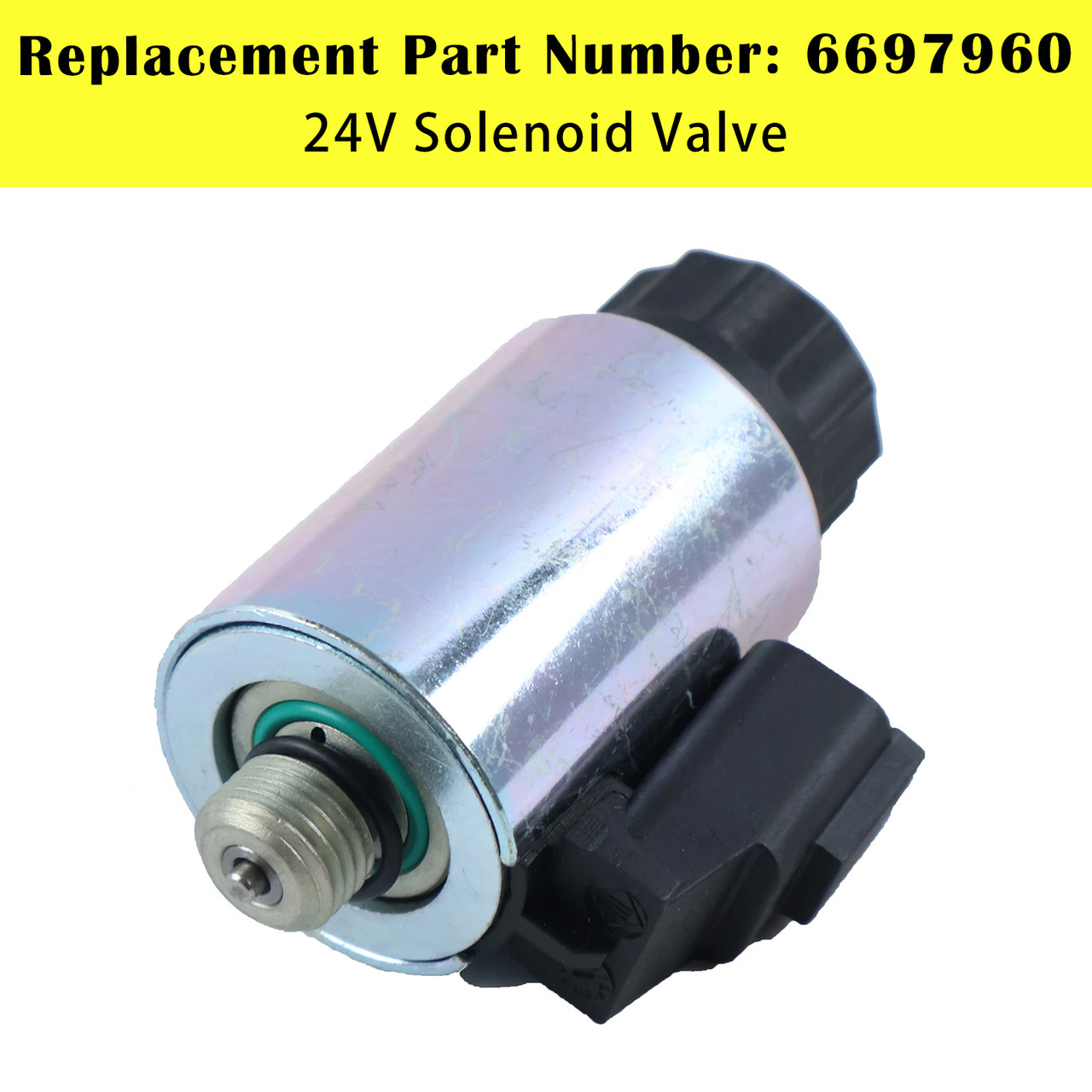 6697960 Solenoid Valve 24V For Bobcat S175 S185 S595 S650 T110 T140 T180 T250