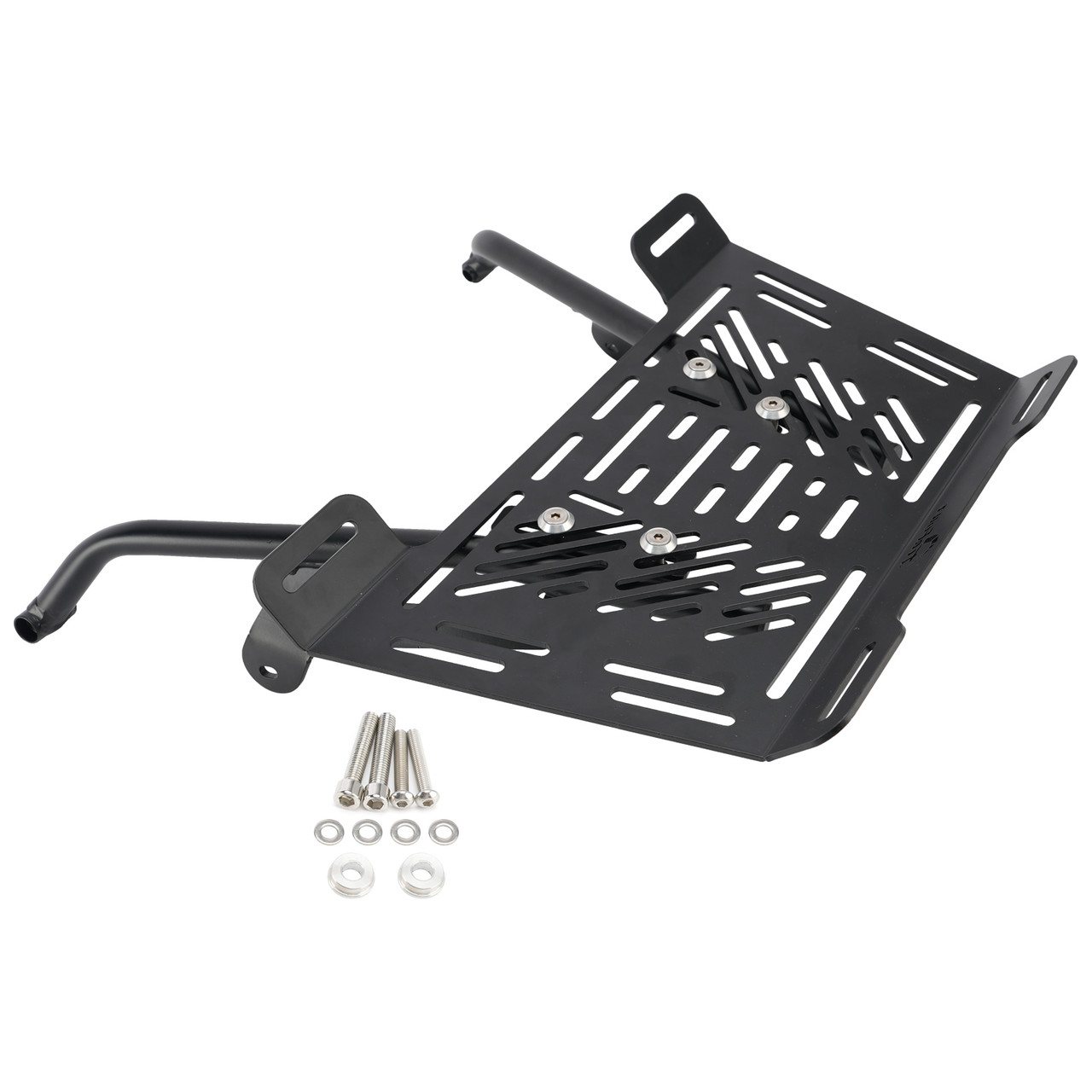 Black Rear Luggage Rack Enlargement Plate For Aprilia Tuareg 660 2022-2025