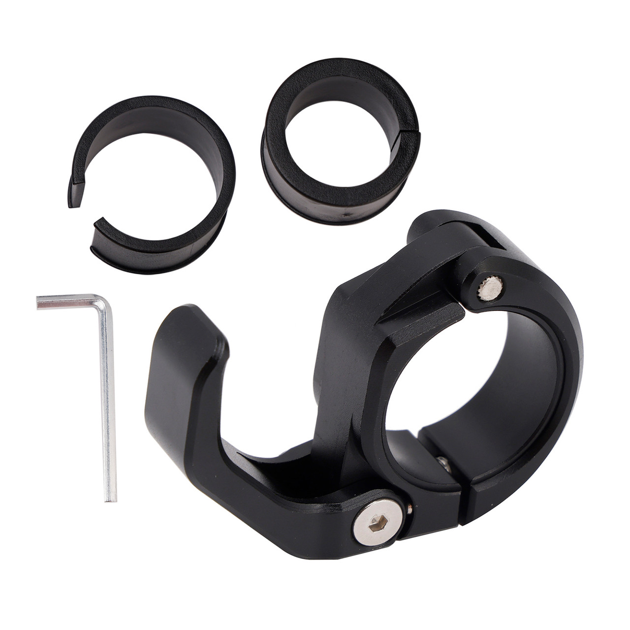 Hanger Helmet Hook Mounting Holder Black 22-25Mm Universal For Motorcycle Utv