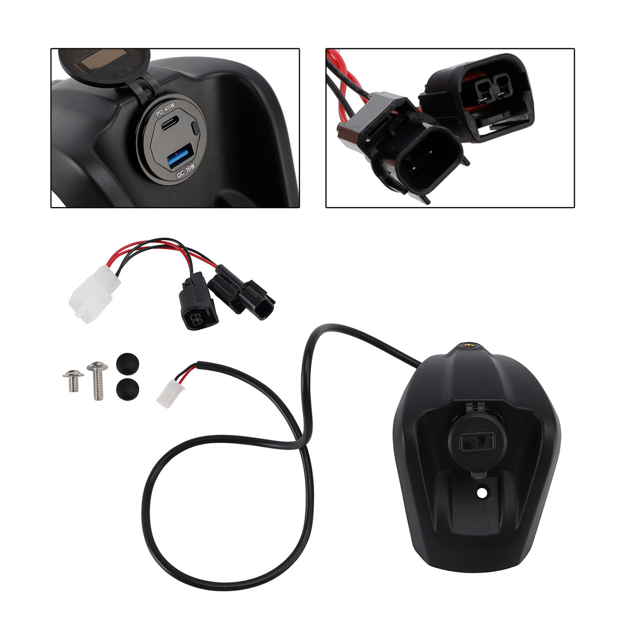 Quick Charge Socket 45W/18W Pd&Qc  For Honda Ns150Gx 24-25