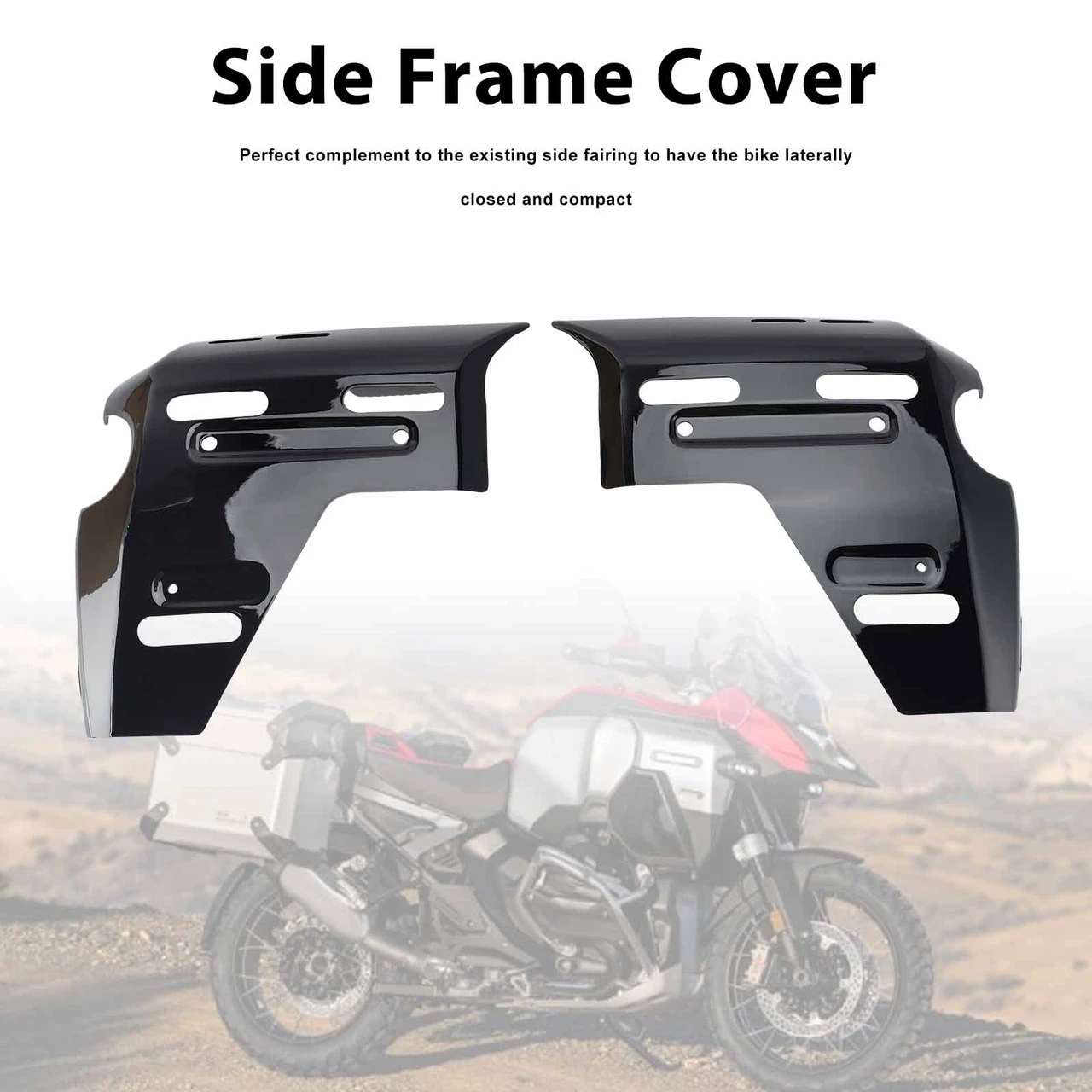 Side Frame Panel Fairings Cover For BMW R1300GS ADV 2025-2026 Black