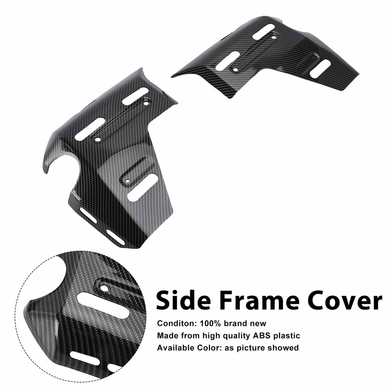Side Frame Panel Fairings Cover For BMW R1300GS ADV 2025-2026 Carbon