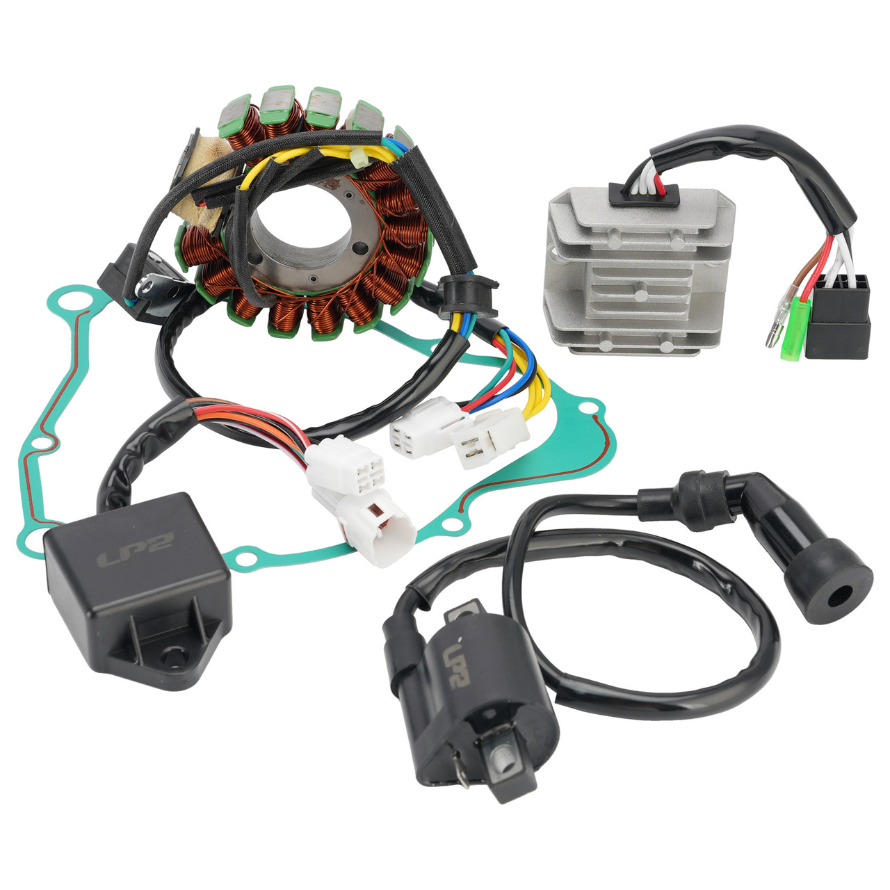 Stator Regulator CDI Box Ignition Coil For Yamaha Timberwolf 250 YFB250FW 94-96