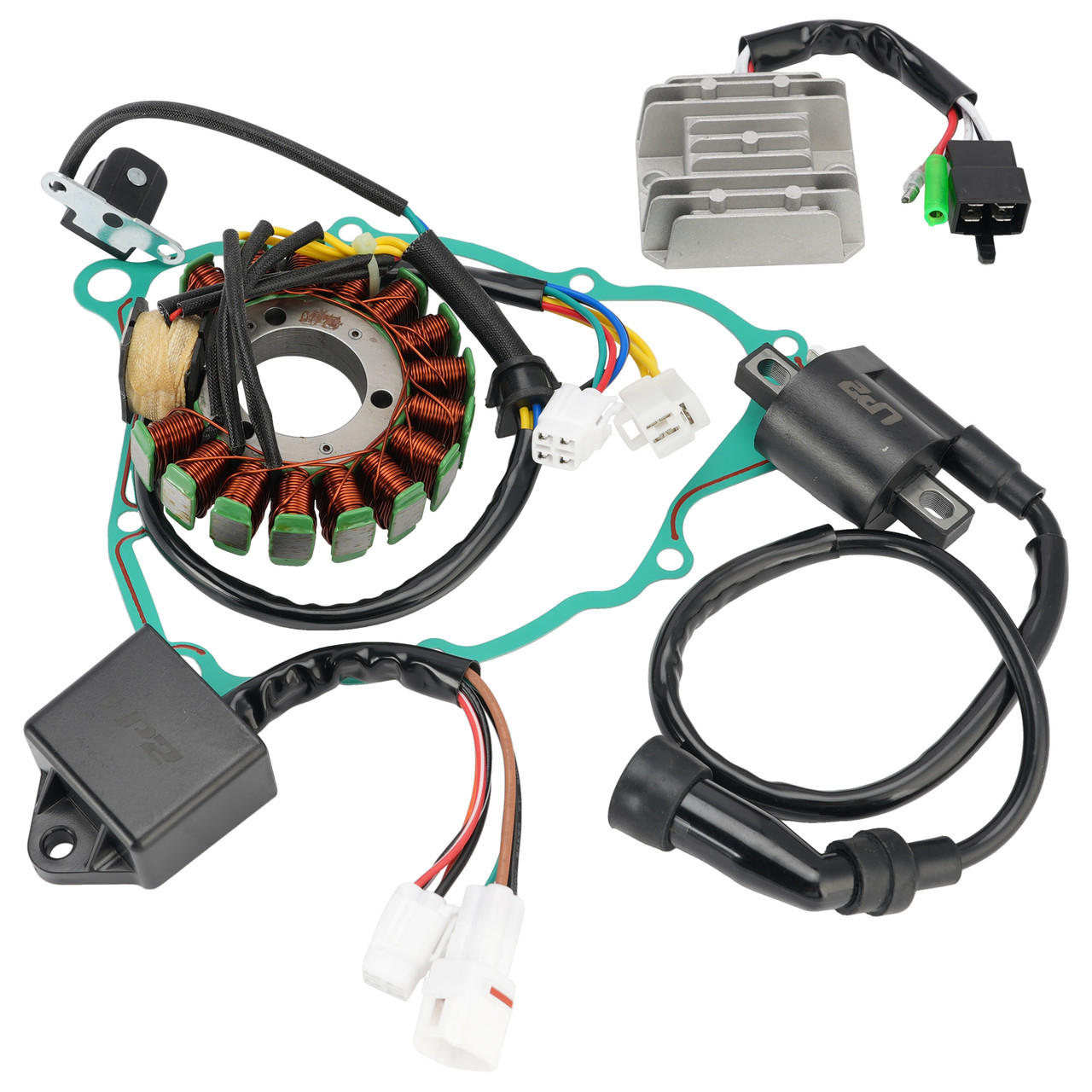 Stator Regulator CDI Box Ignition Coil For Yamaha Timberwolf 250 YFB250FW 94-96