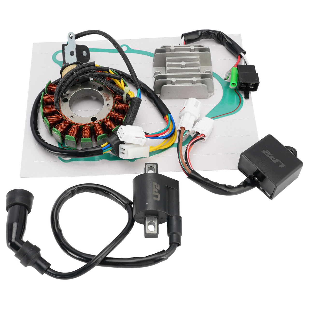 Stator Regulator CDI Box Ignition Coil For Yamaha Timberwolf 250 YFB250FW 94-96