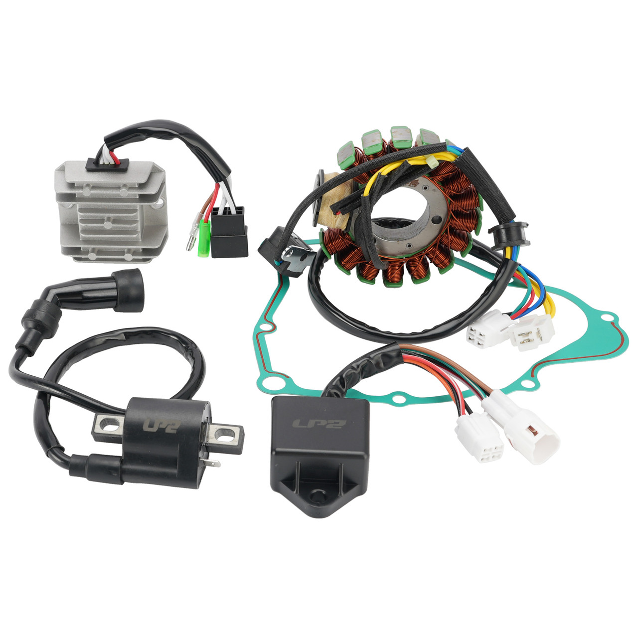 Stator Regulator CDI Box Ignition Coil For Yamaha Timberwolf 250 YFB250FW 94-96