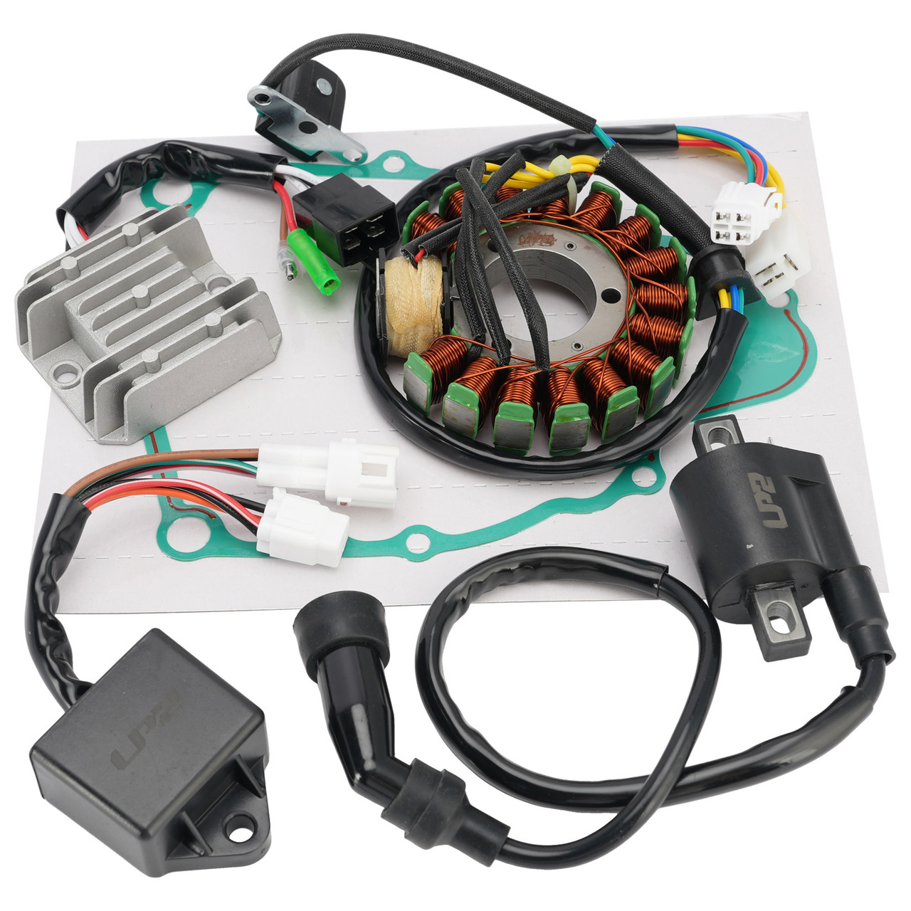 Stator Regulator CDI Box Ignition Coil For Yamaha Timberwolf 250 YFB250FW 94-96