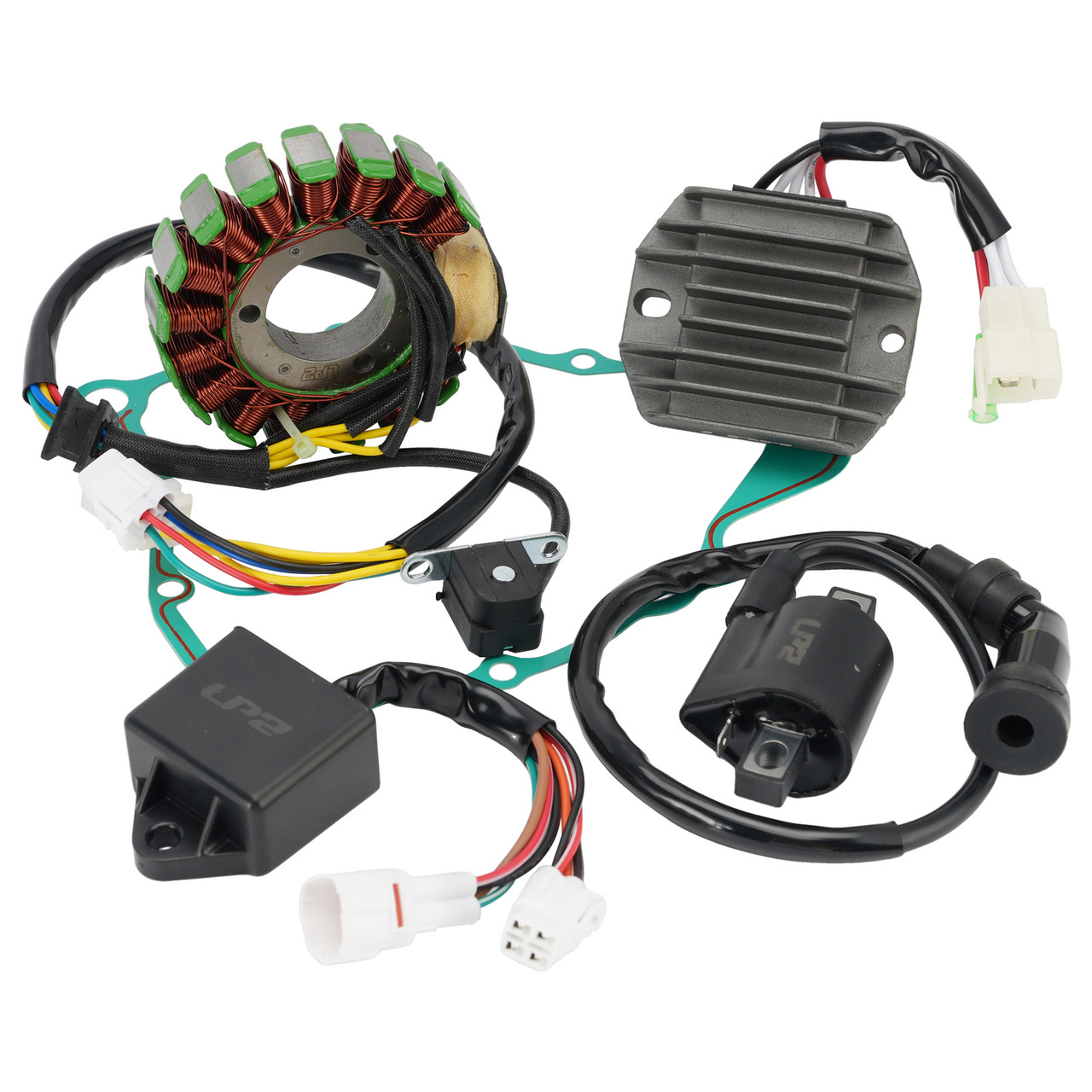 Stator Regulator CDI Box Ignition Coil For Yamaha Timberwolf 250 YFB250FW 97-01