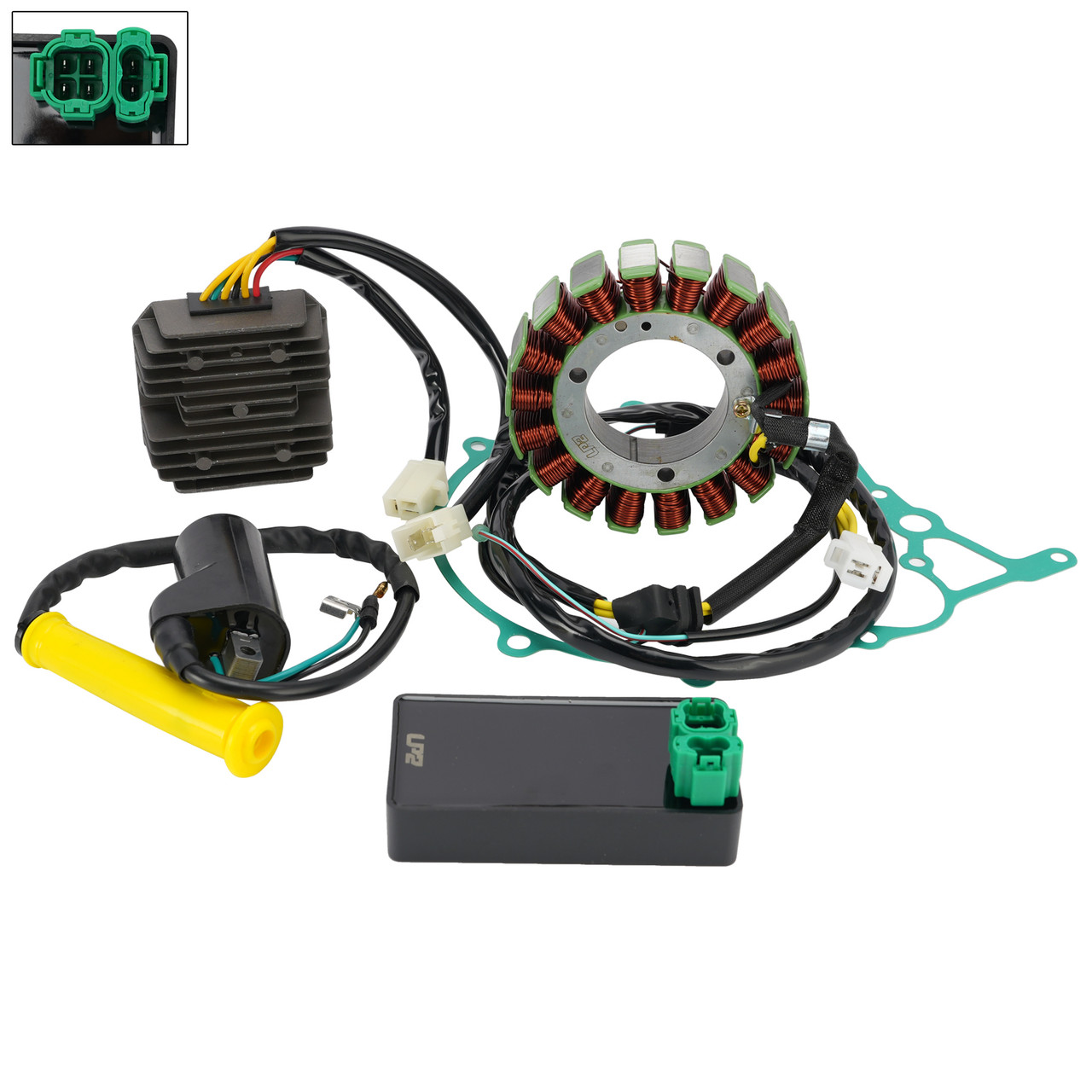 Stator Regulator CDI Box Ignition Coil Gasket For Honda NX650 Dominator 1988-89