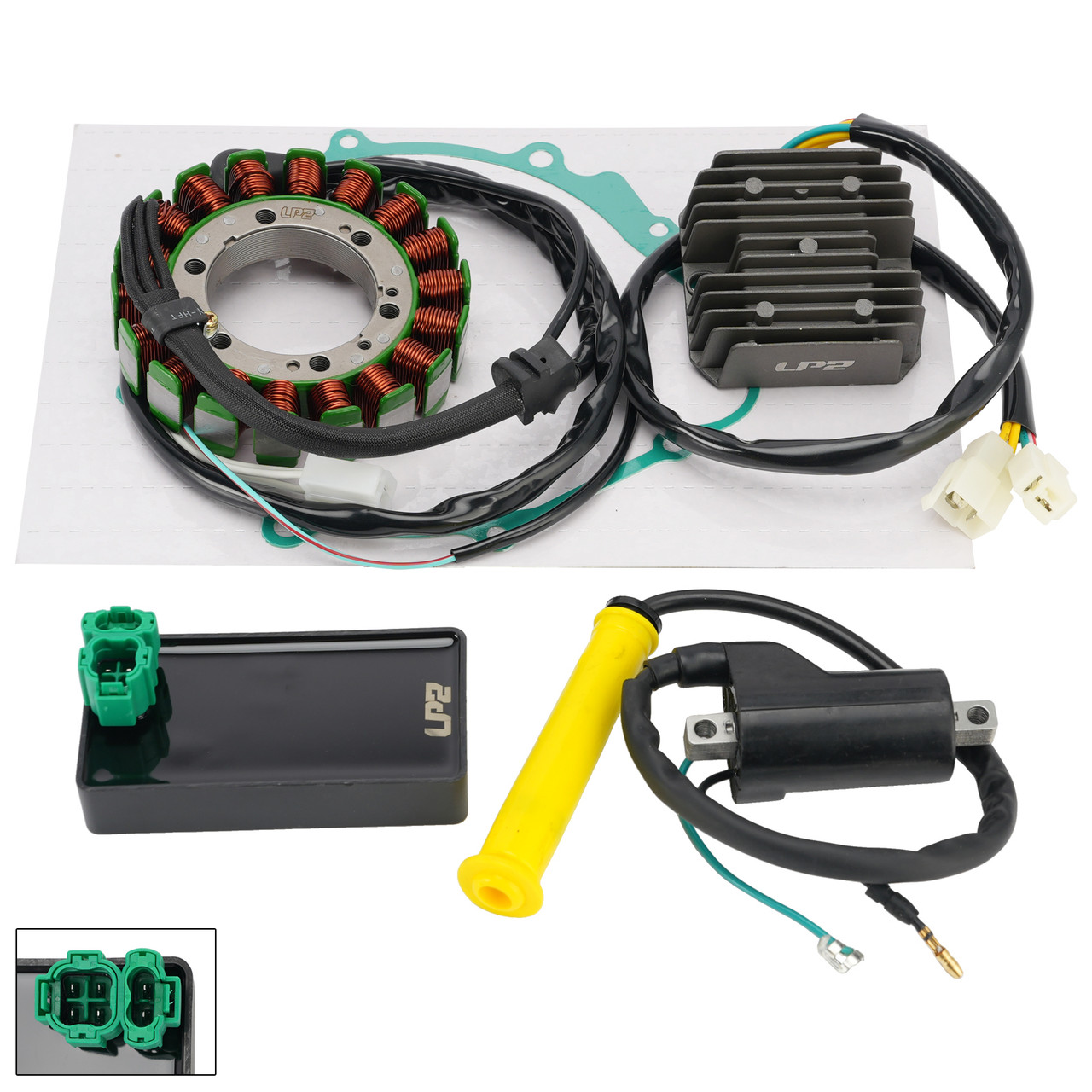 Stator Regulator CDI Box Ignition Coil Gasket For Honda NX650 Dominator 1995-00