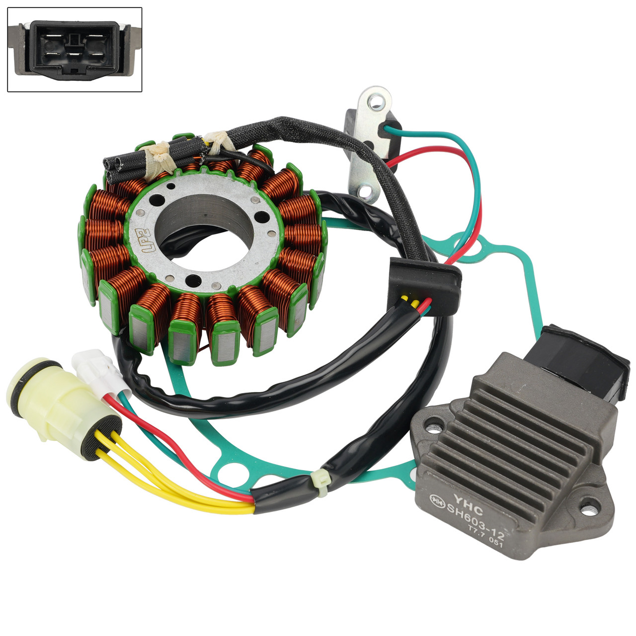 Stator Regulator Rectifier with Gasket For SWM SM500R RS500R RS300R 2016-2020